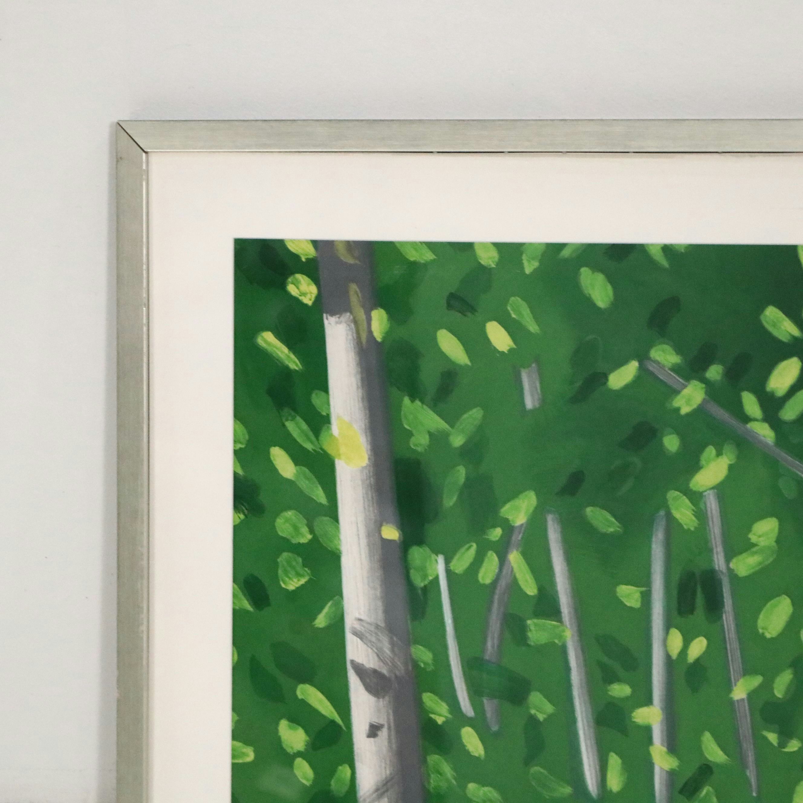 Alex Katz Aquatint "Forest," 1992
