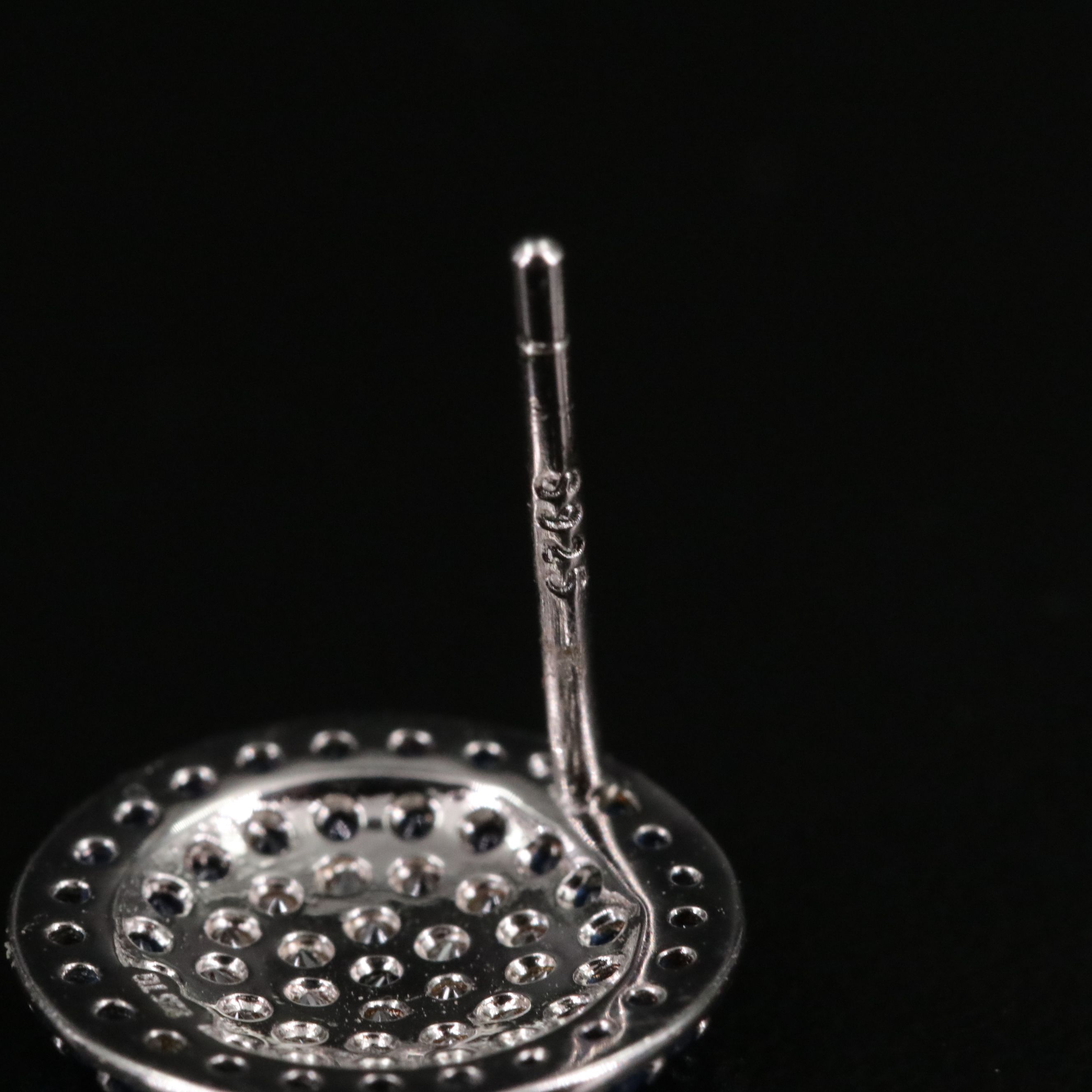 Sterling CZ Evil Eye Earrings