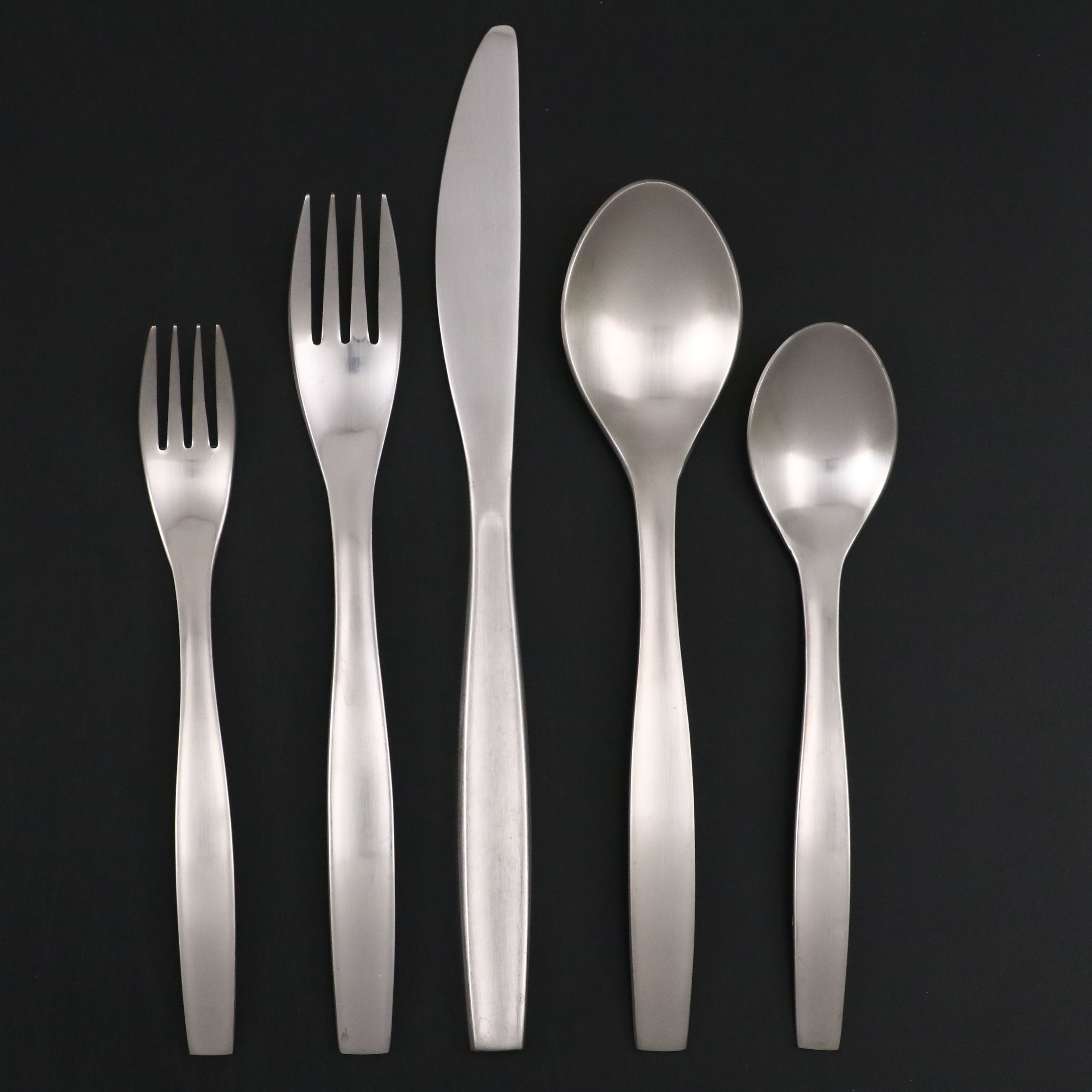 Gourmet Settings "Loft-Satin" Stainless Steel Flatware