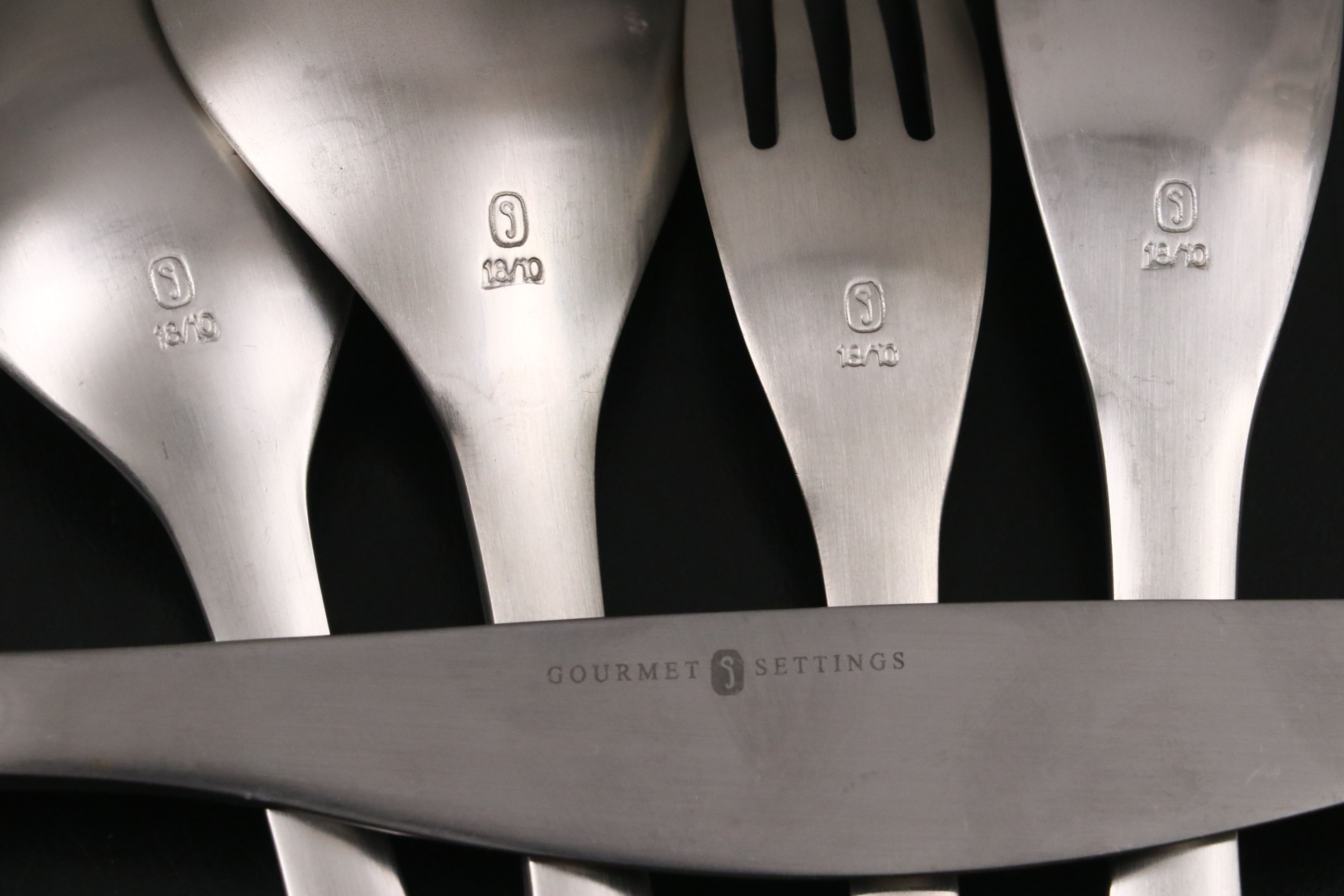 Gourmet Settings "Loft-Satin" Stainless Steel Flatware