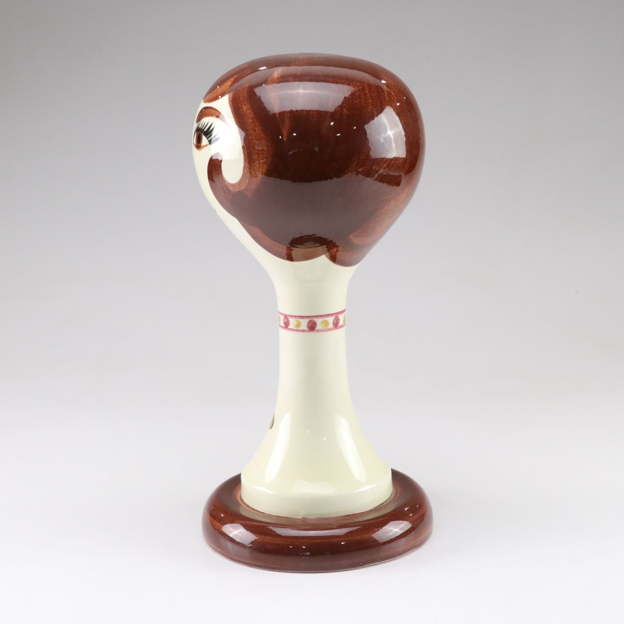 Stangl Pottery Ceramic Wig Stand, Mid-20th Century