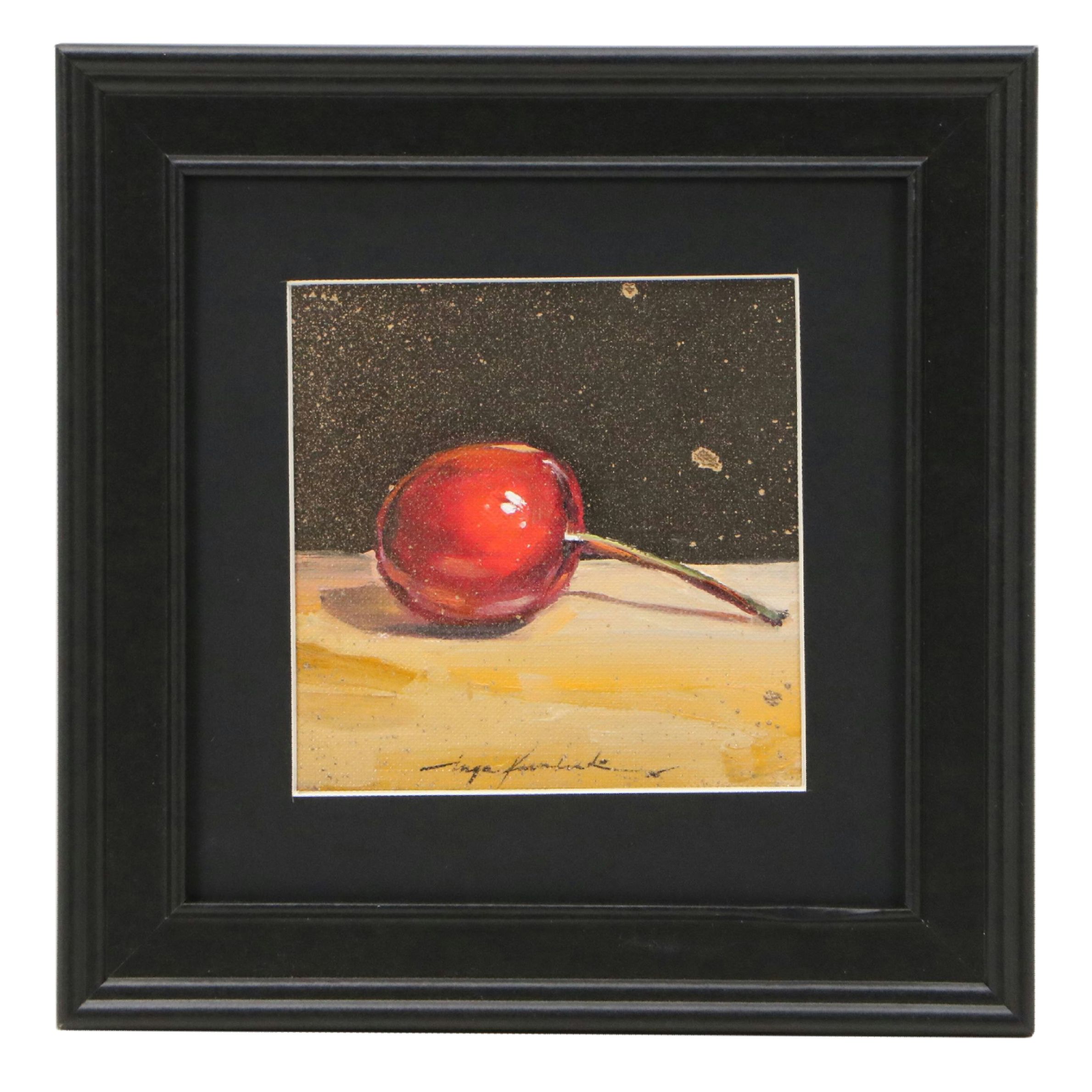 Inga Kovalenko Oil Painting of Cherry, 2025