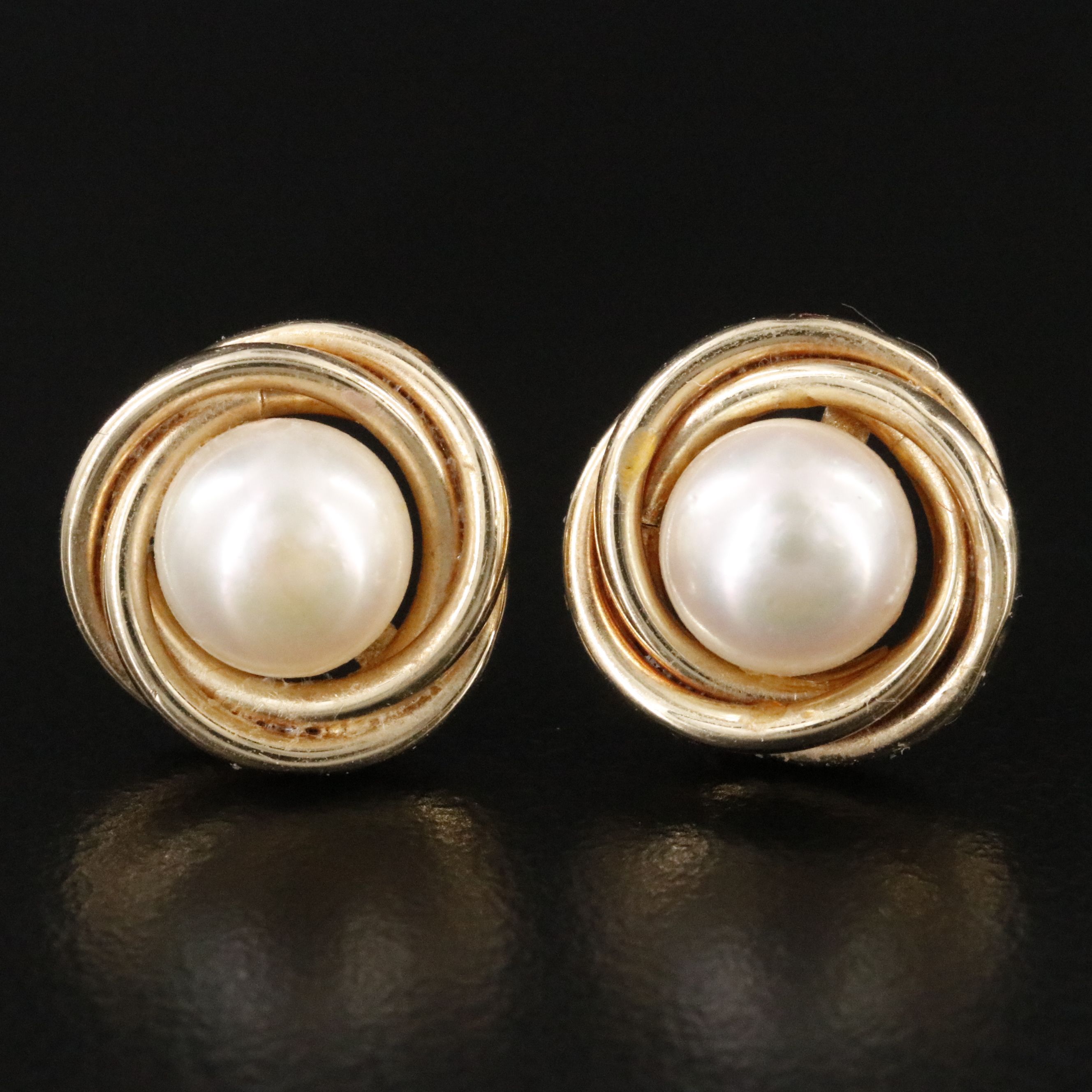 14K Pearl Earrings