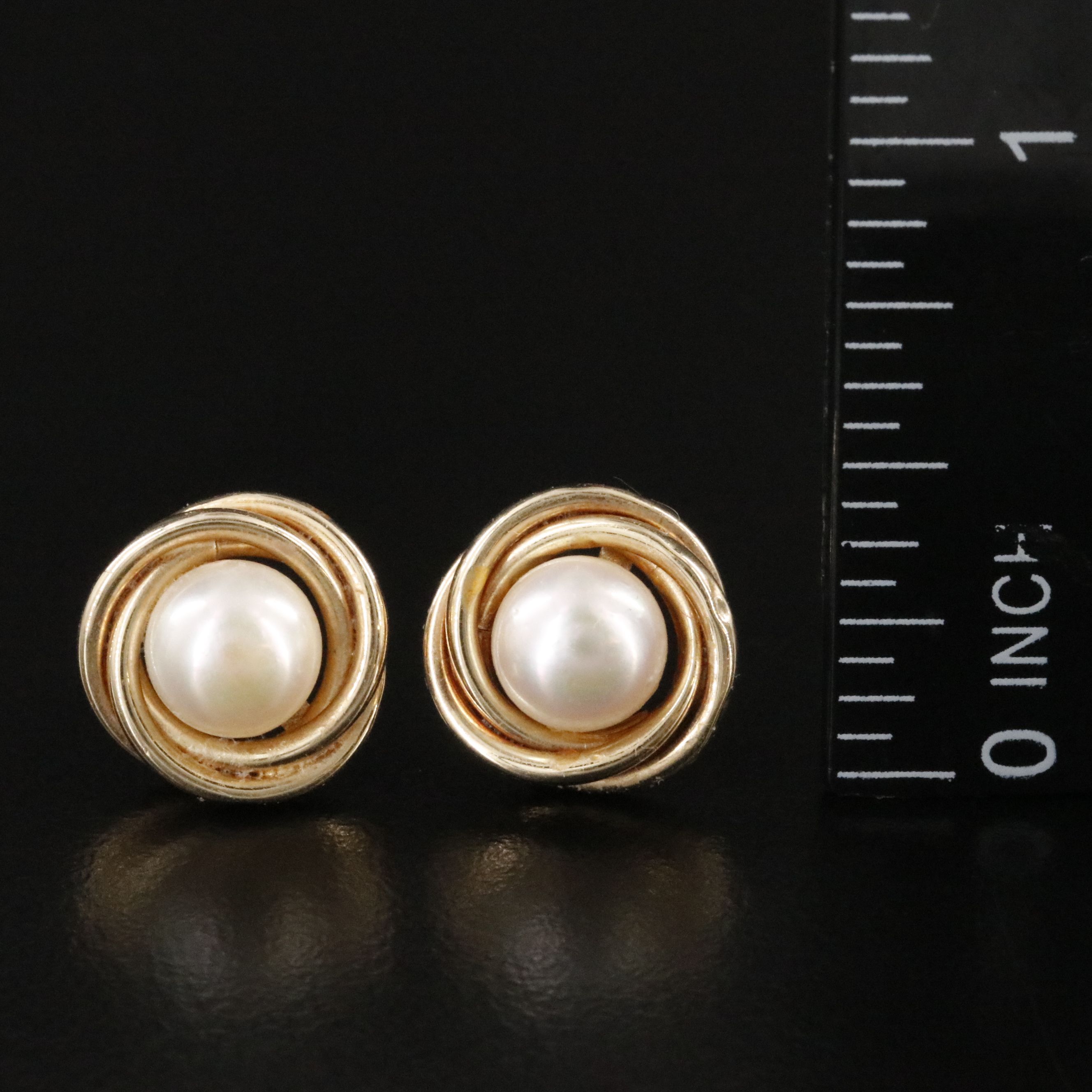 14K Pearl Earrings