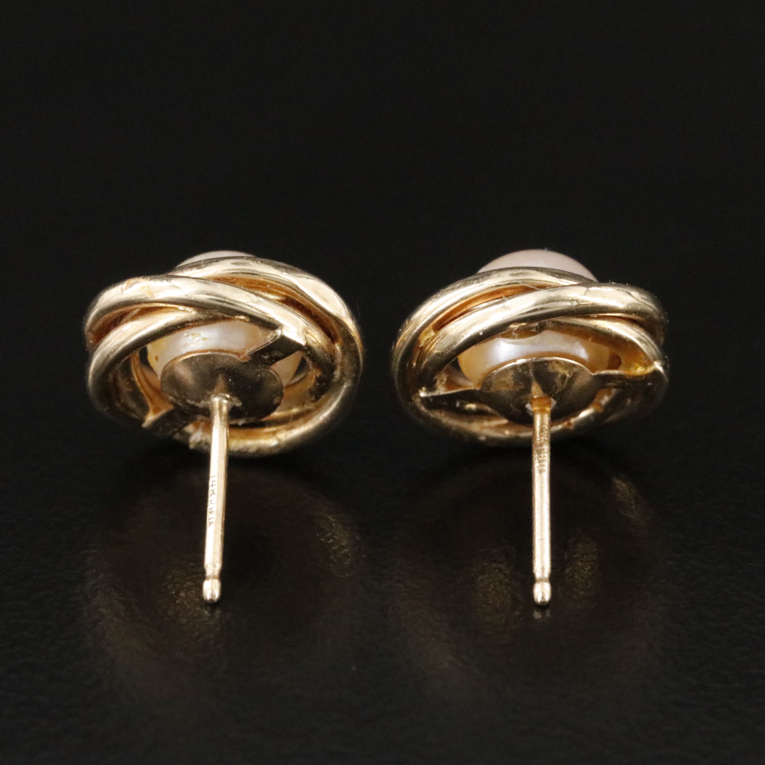 14K Pearl Earrings