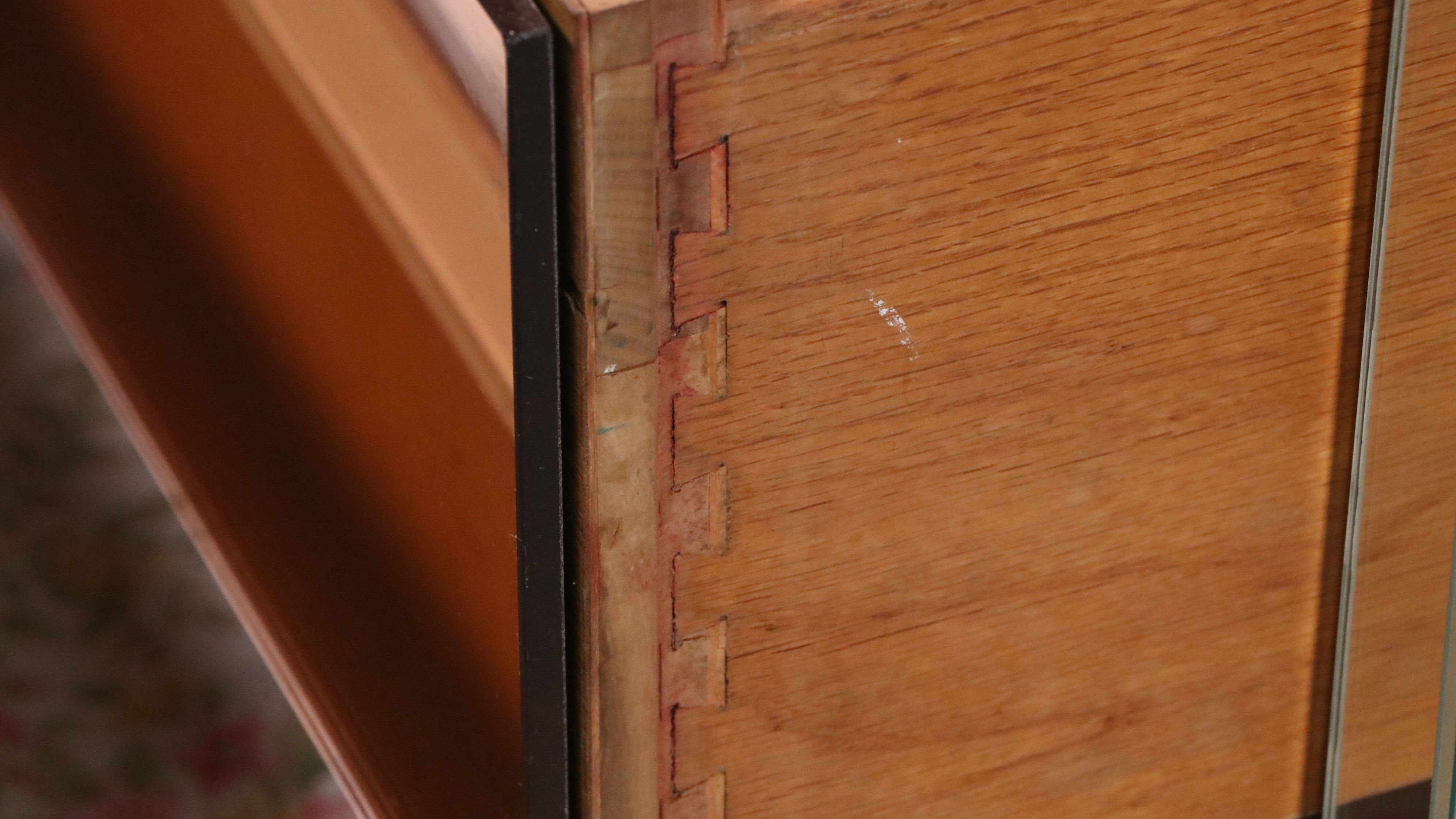 Hollywood Regency Mirrored Three-Drawer Chest