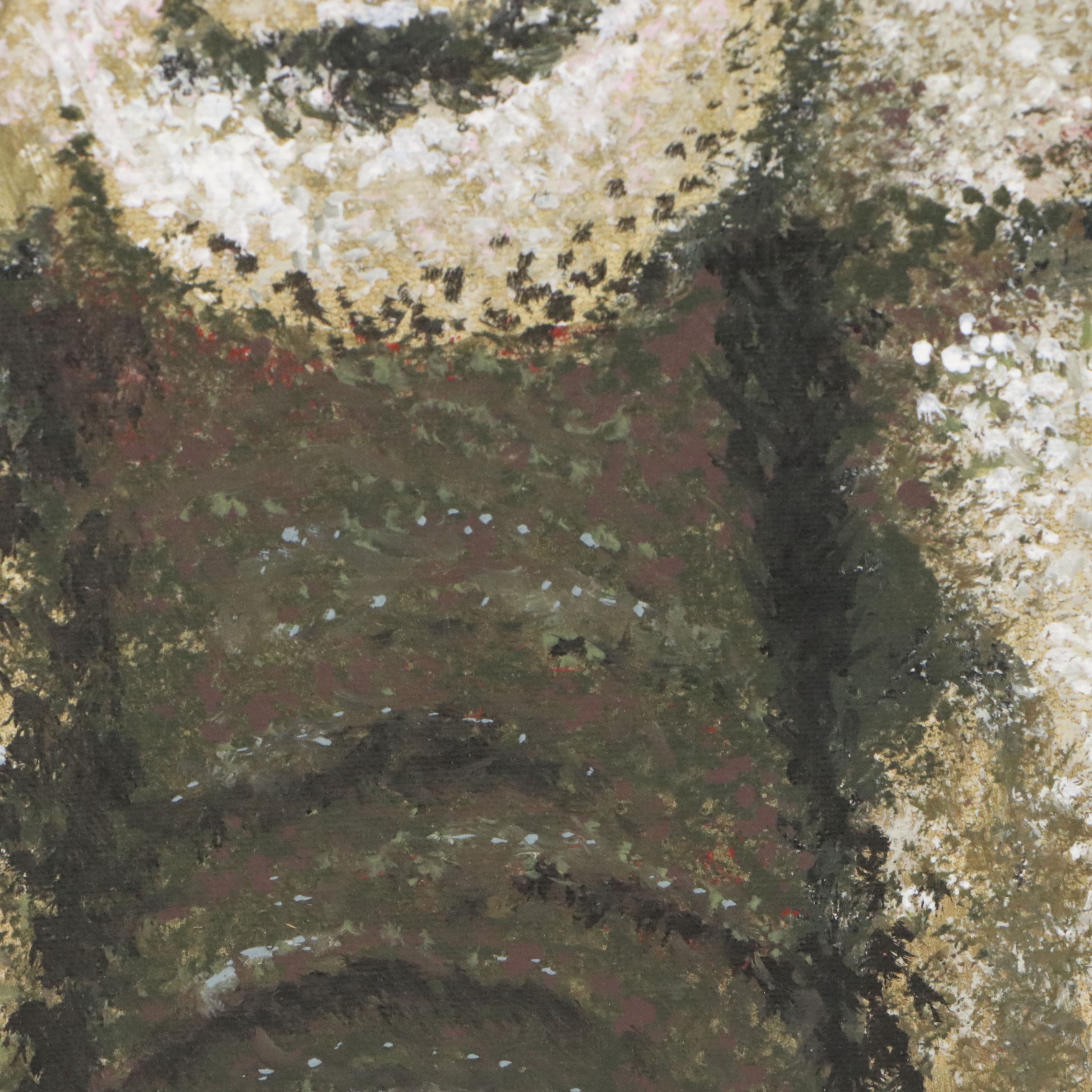 Richard Roach Acrylic Marine Wreakscape Painting, 1997