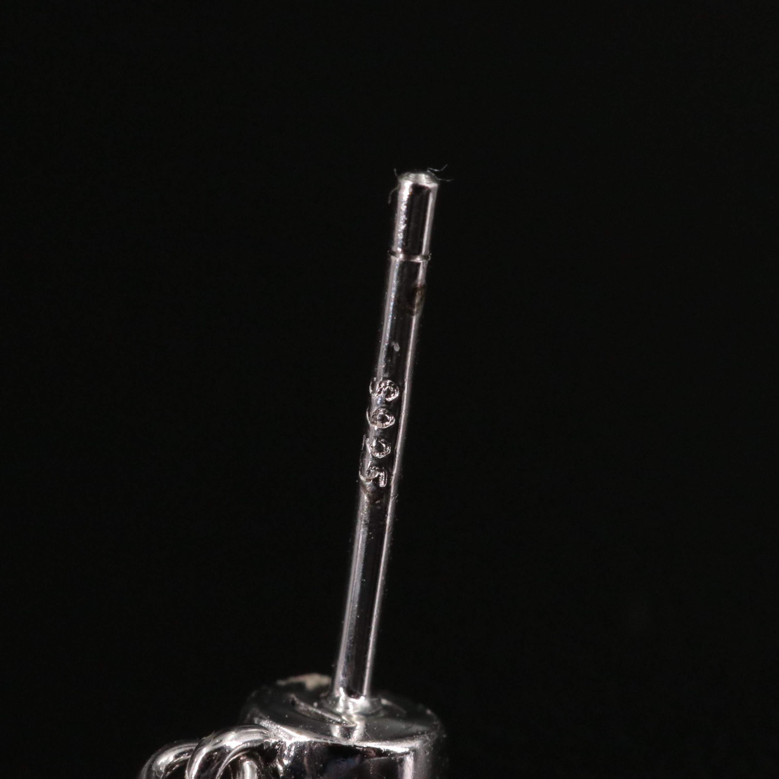 Sterling CZ Butterfly Earrings