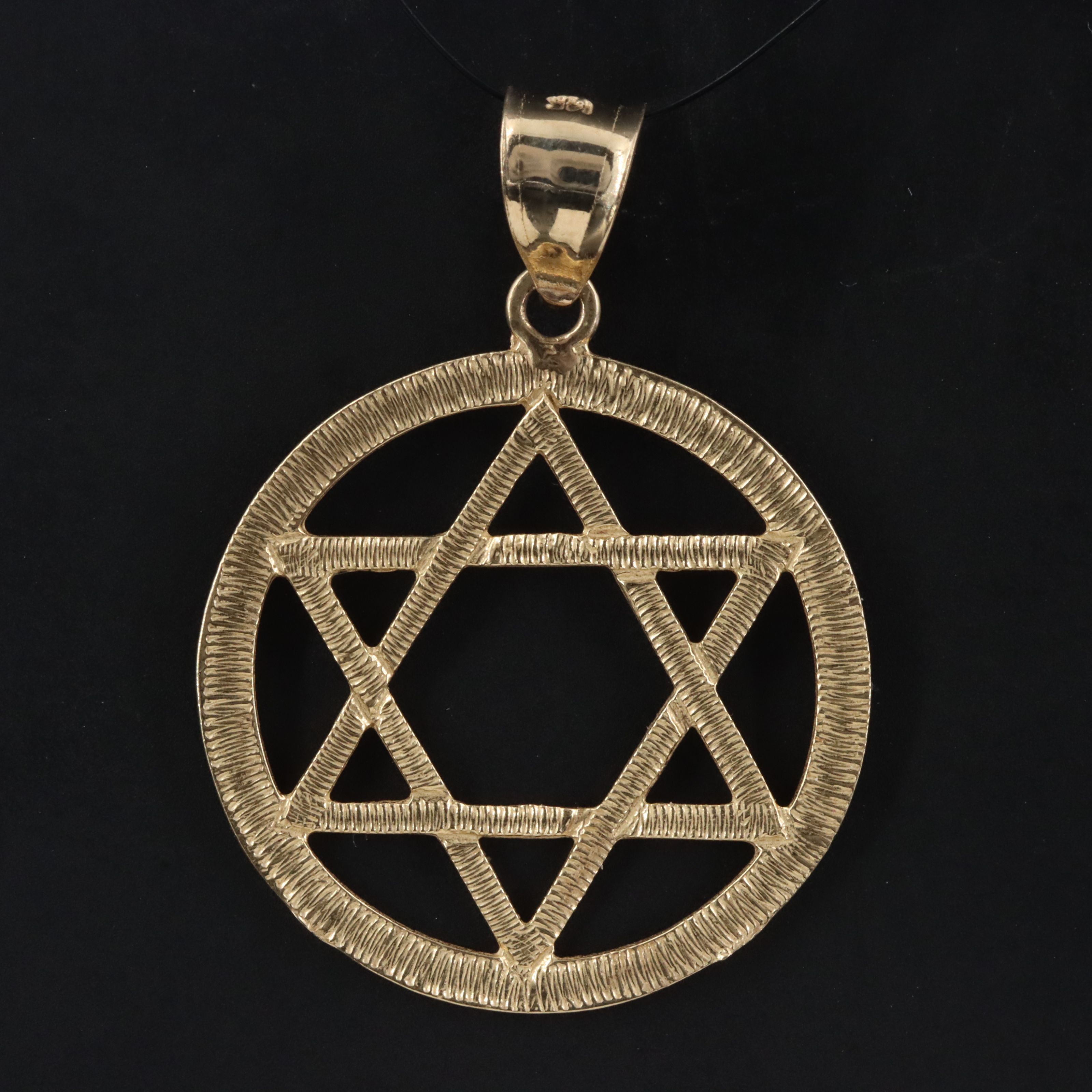 14K Star of David Pendant