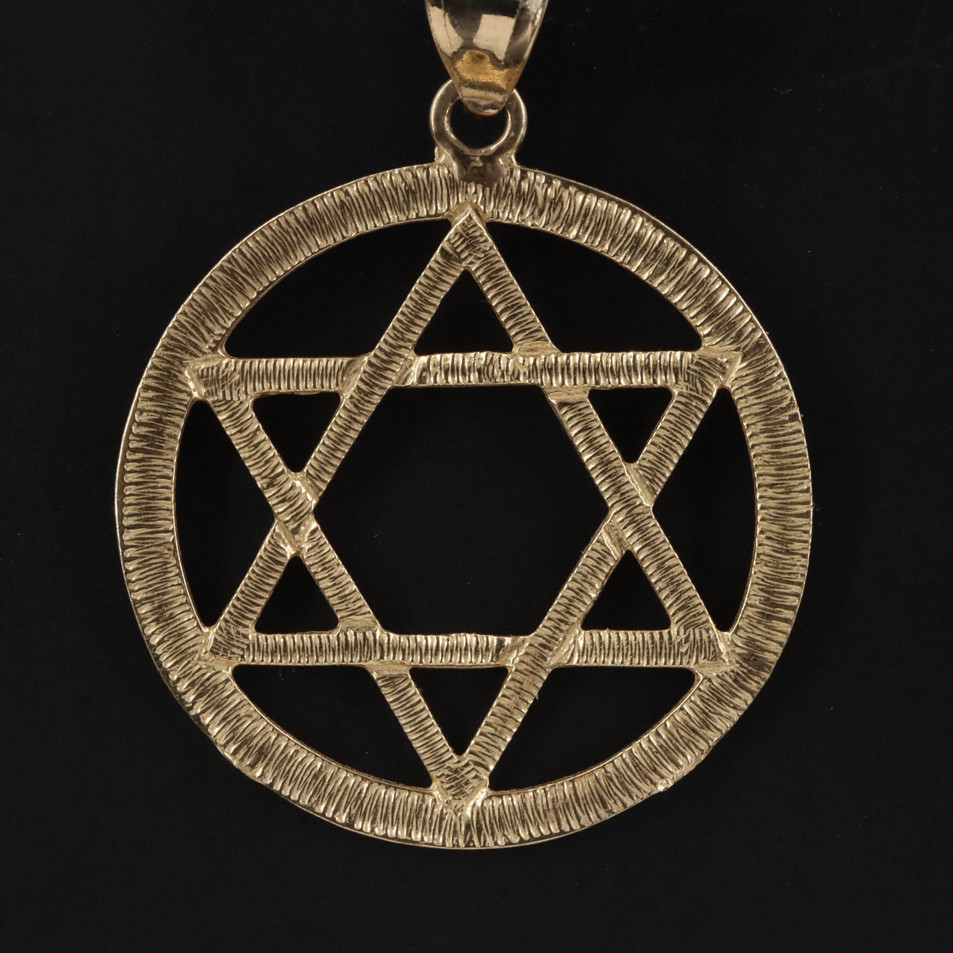 14K Star of David Pendant