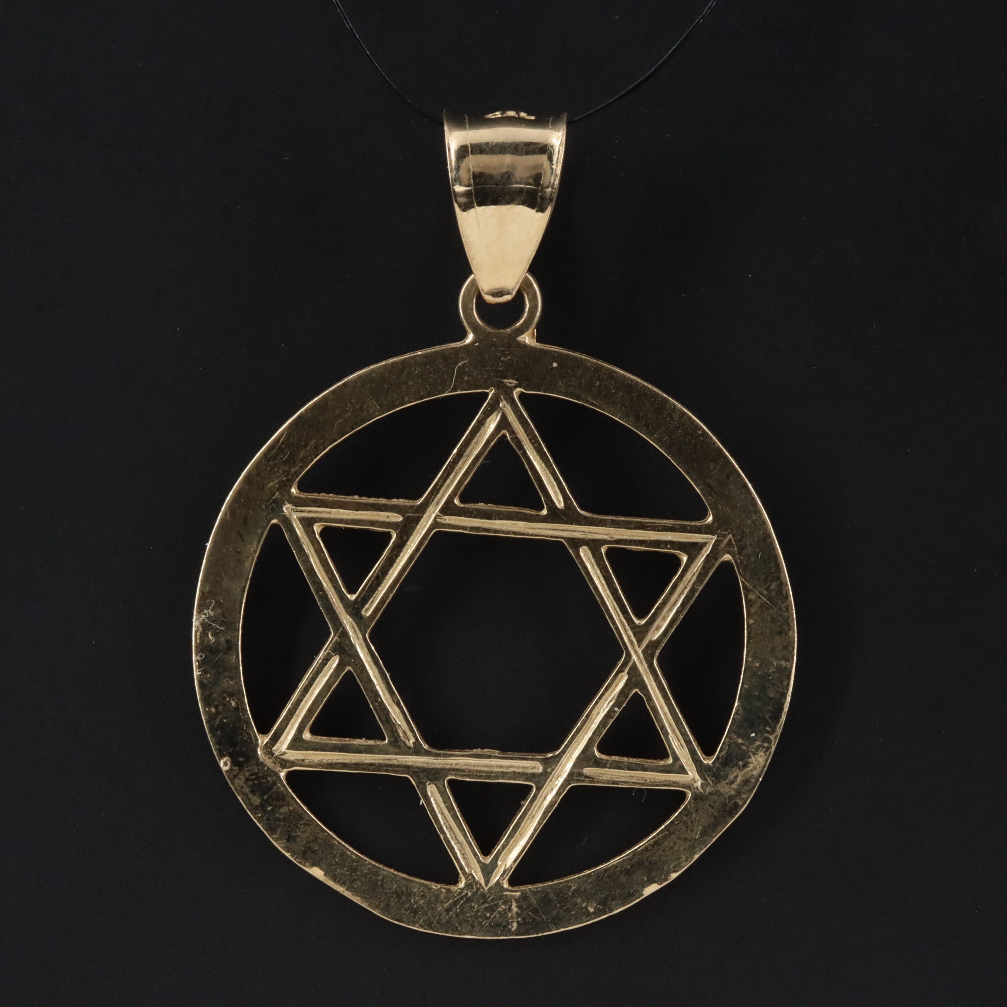 14K Star of David Pendant