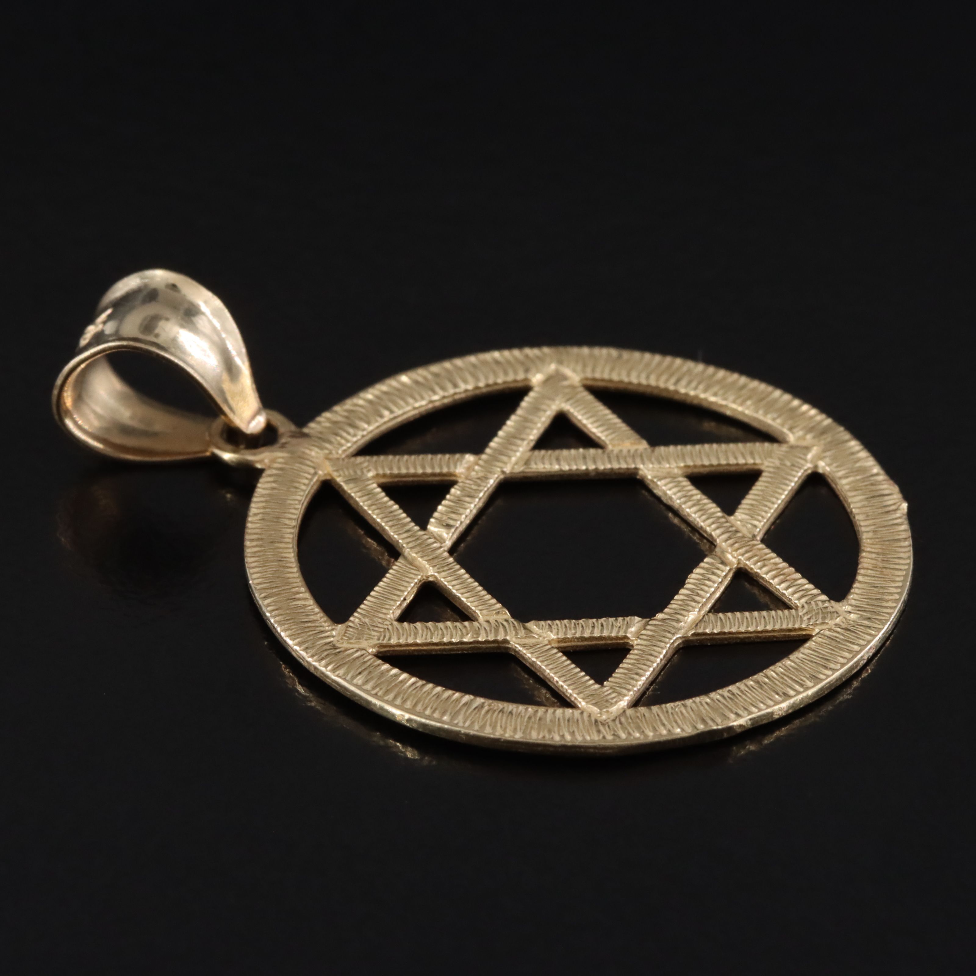 14K Star of David Pendant