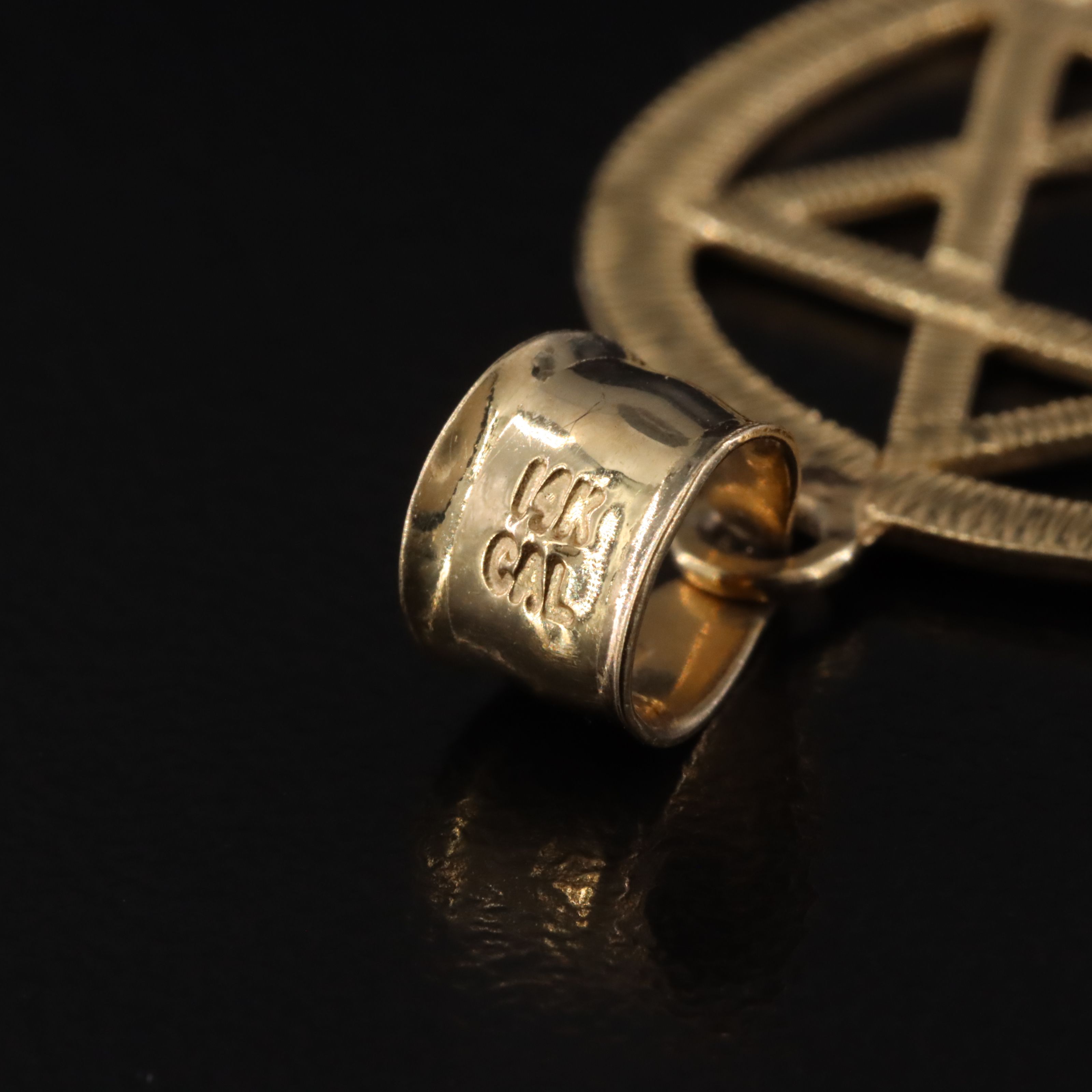 14K Star of David Pendant