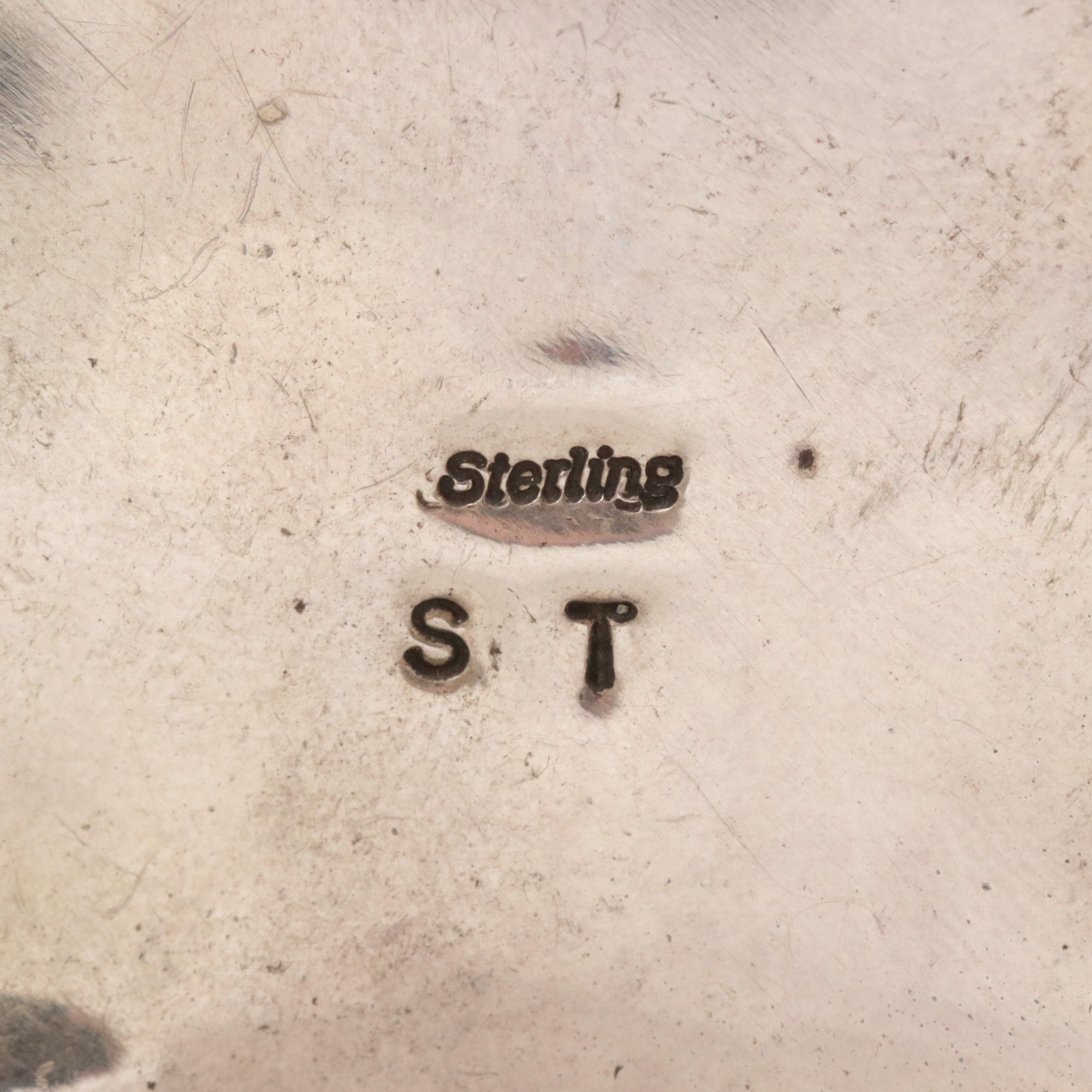 Timex Southwestern Style Sterling and Turquoise Cuff Bracelet Watch