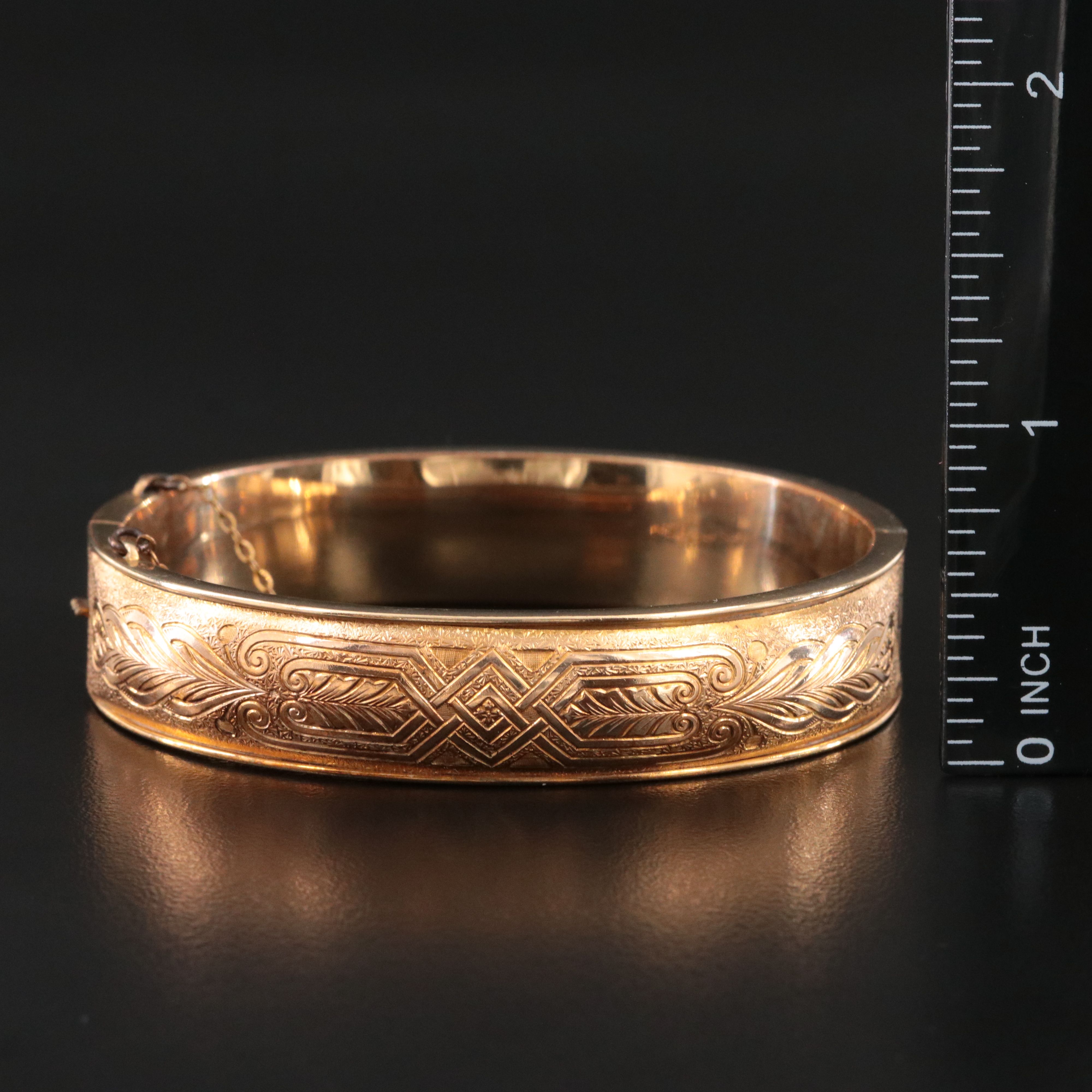 Dunn Bros Gold-Filled Hinged Bangle