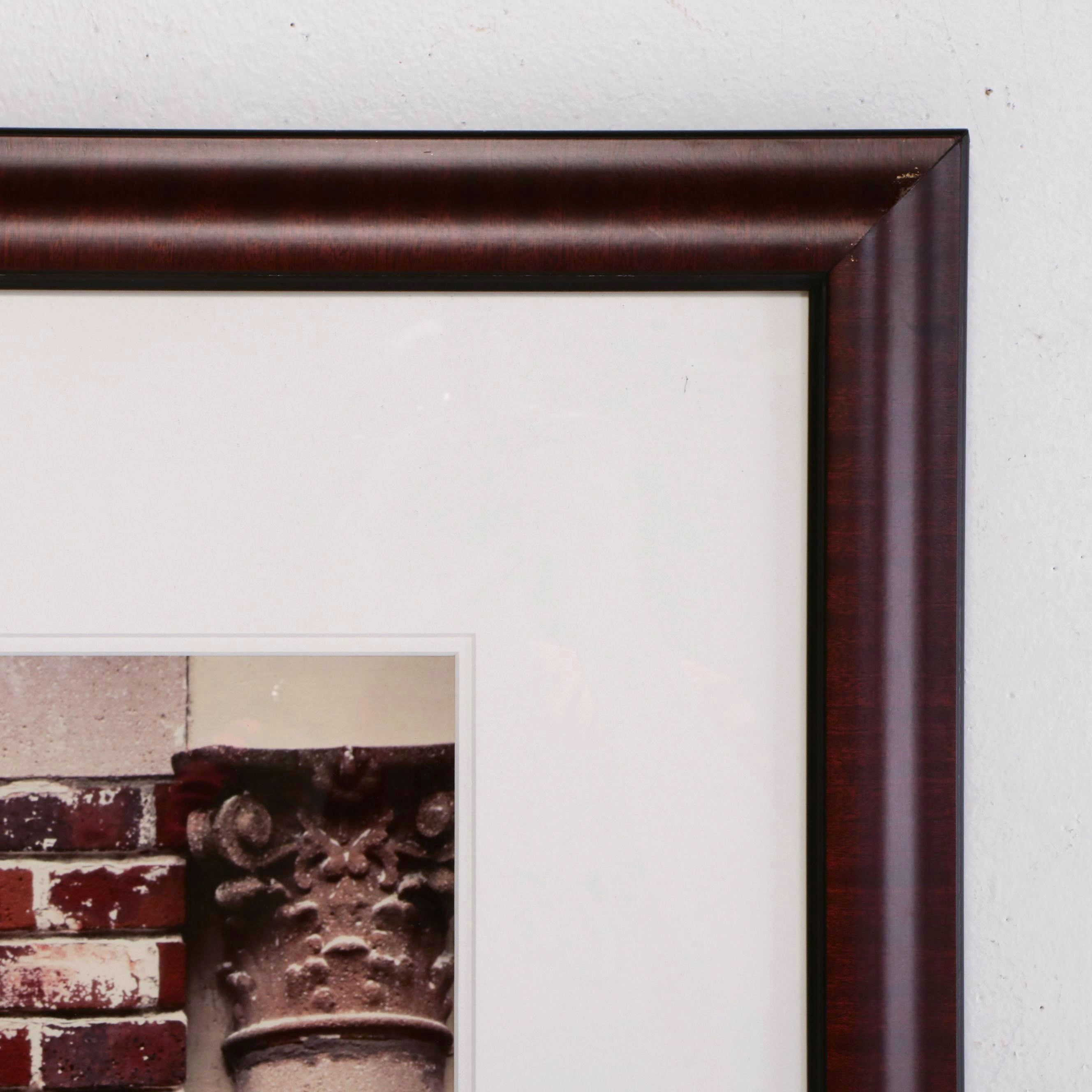 Lydia Parker Color Photographic Print of Lantern and Mailbox