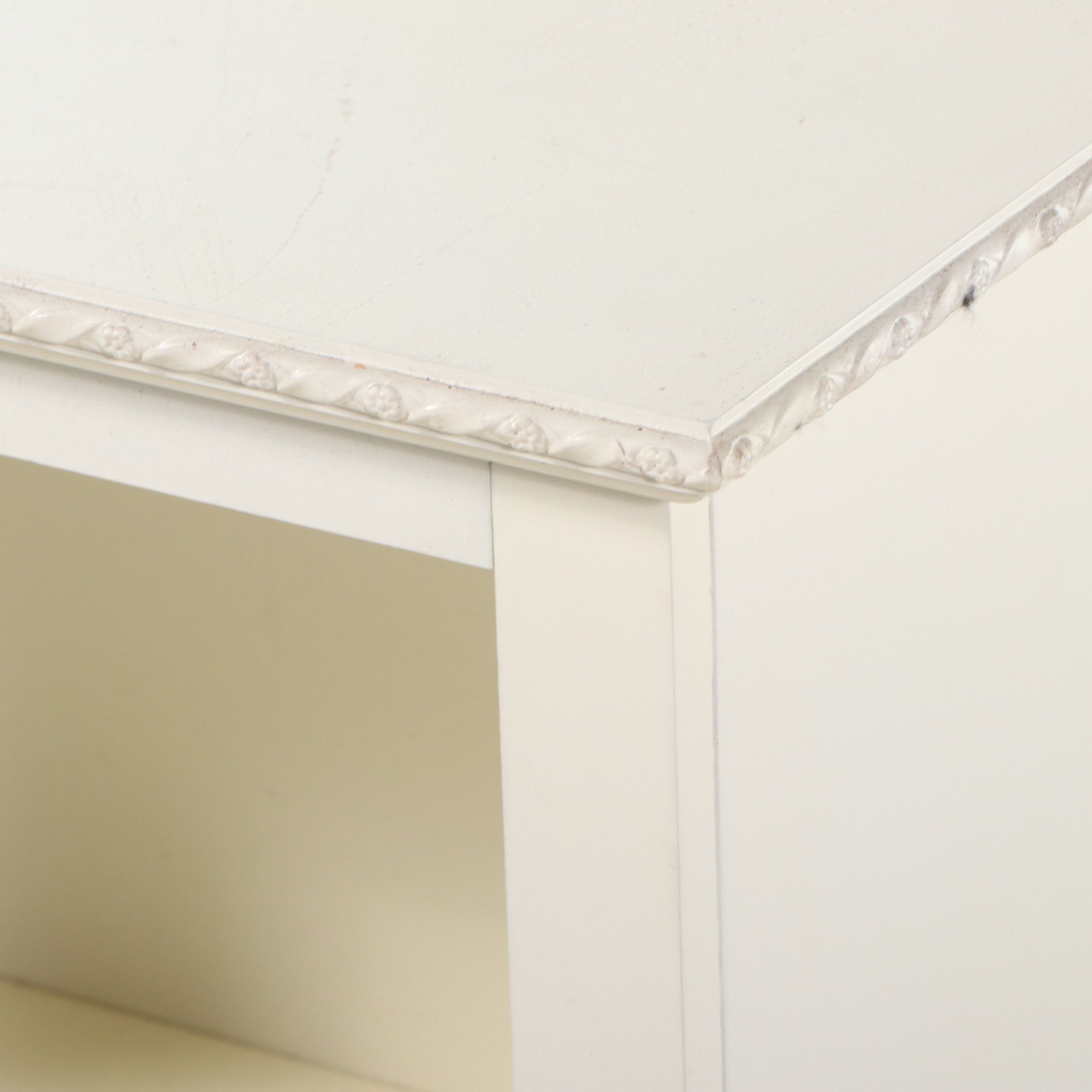 Painted Two-Tier Small Bookcase, Late 20th Century