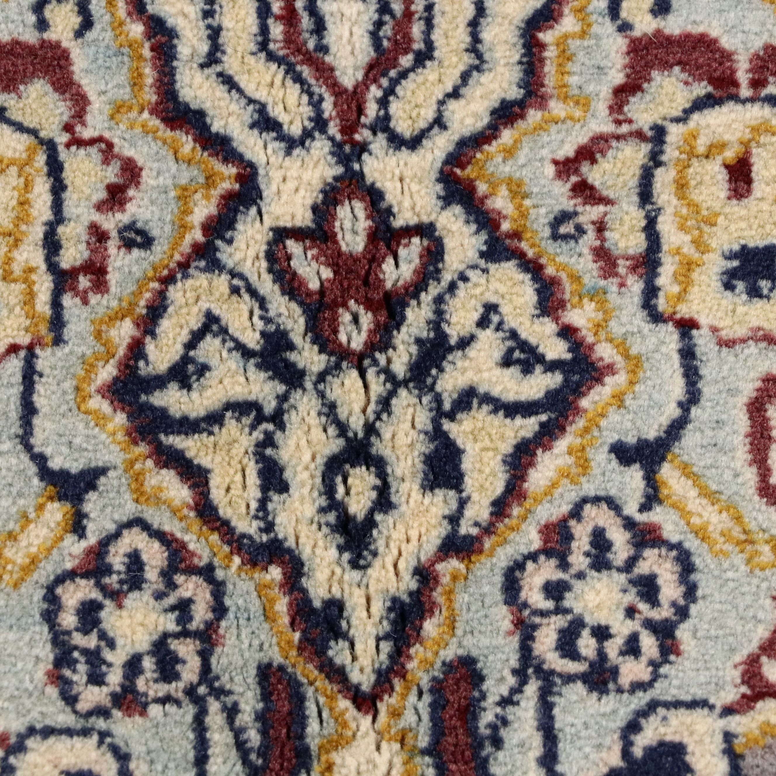 6'7 x 10'6 Hand-Knotted Persian Isfahan Area Rug
