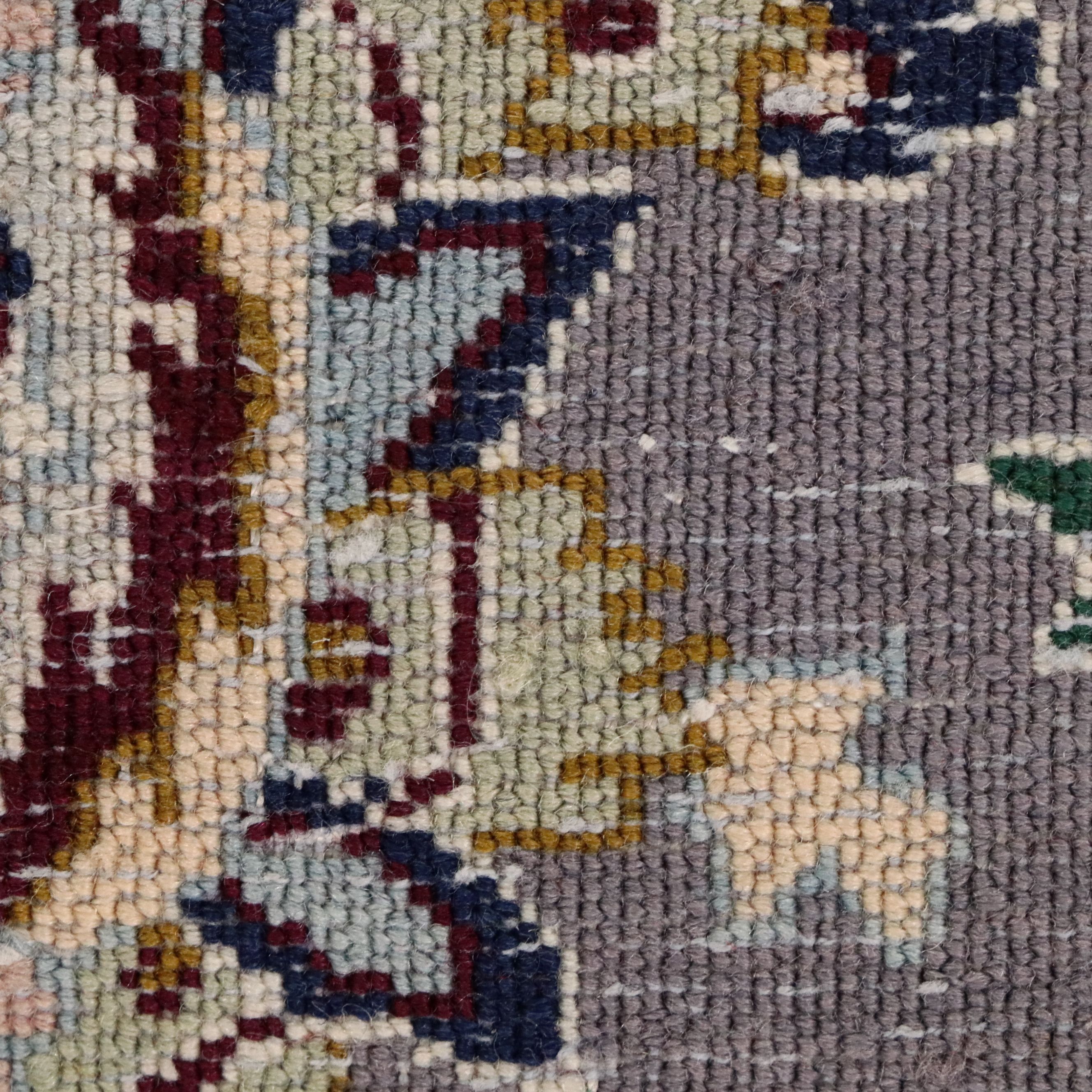 6'7 x 10'6 Hand-Knotted Persian Isfahan Area Rug