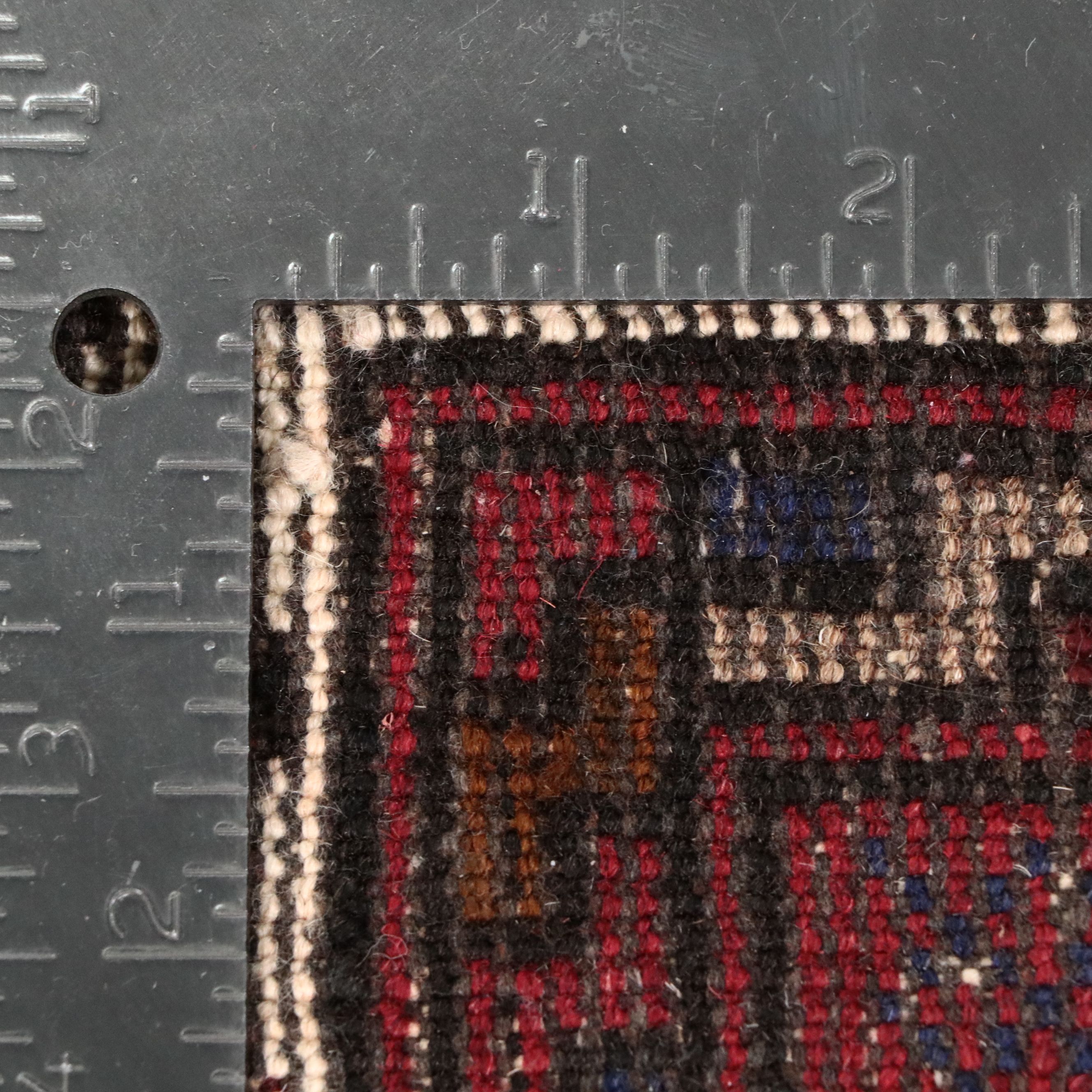 2'9 x 4'8 Hand-Knotted Afghan Baluch Prayer Rug