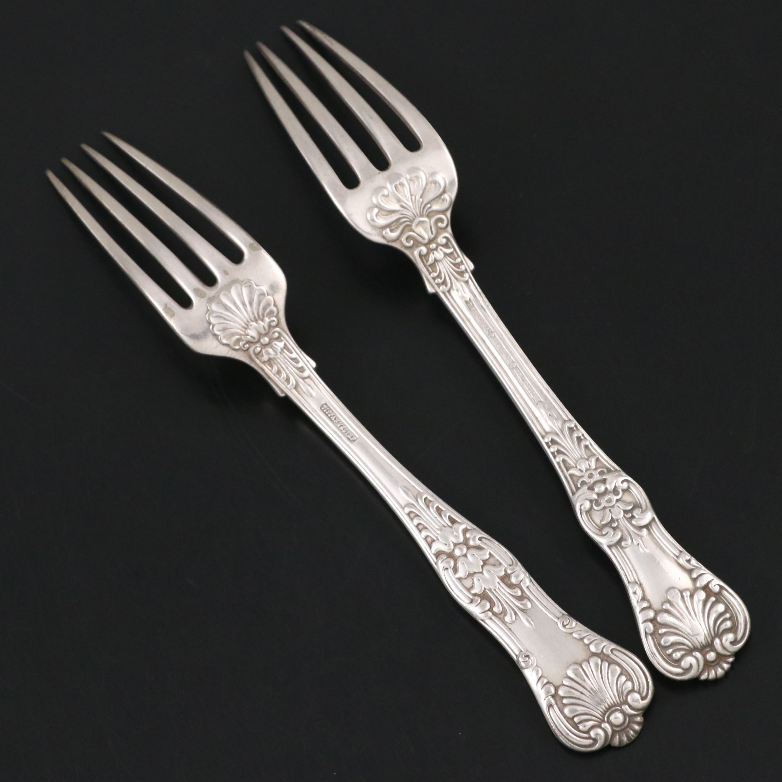 Tiffany & Co. Sterling Baby Cup with Forks, Key Rings and Pendant