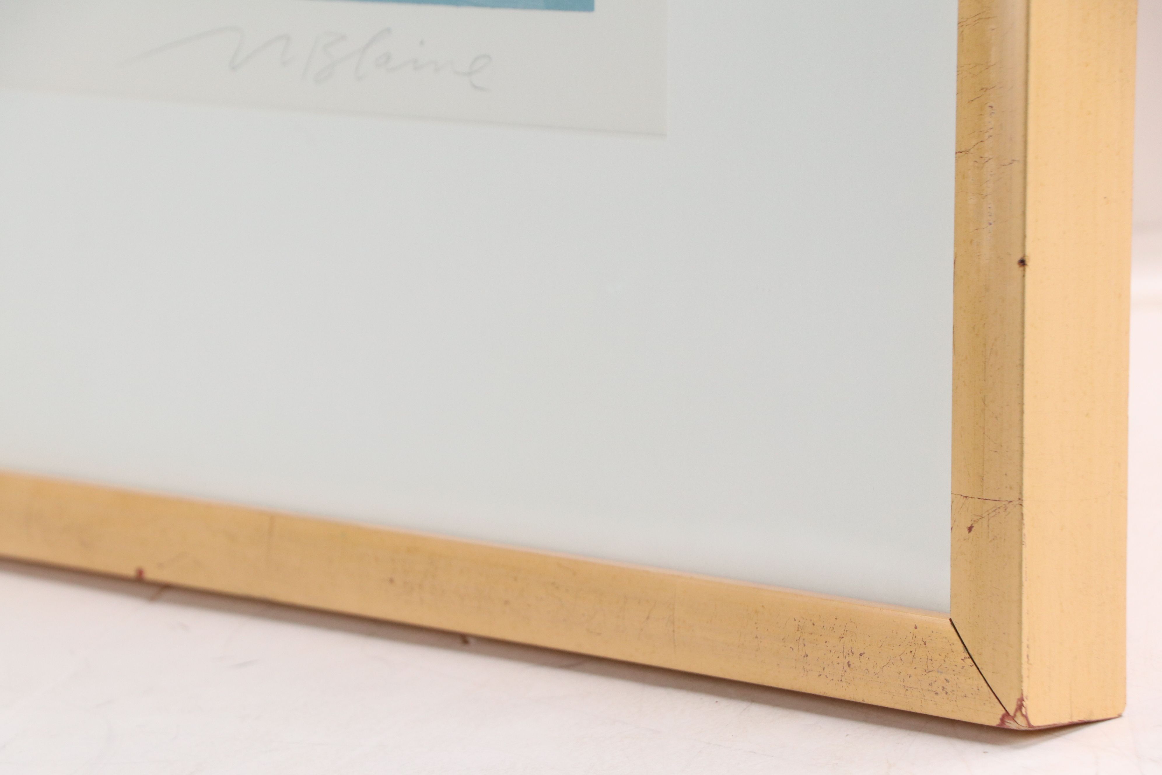 Neil Blair Walden Blaine Serigraph "Sunset and Sailboat"