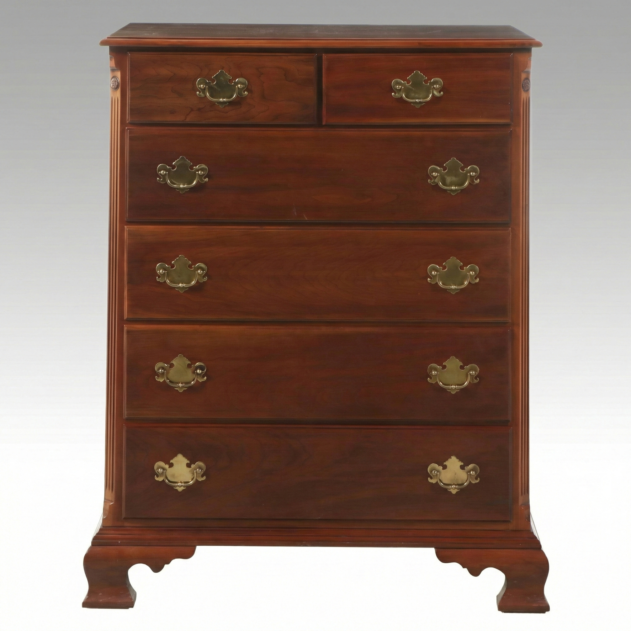 Statton Trutype "Centennial" Cherry Tall Chest of Drawers