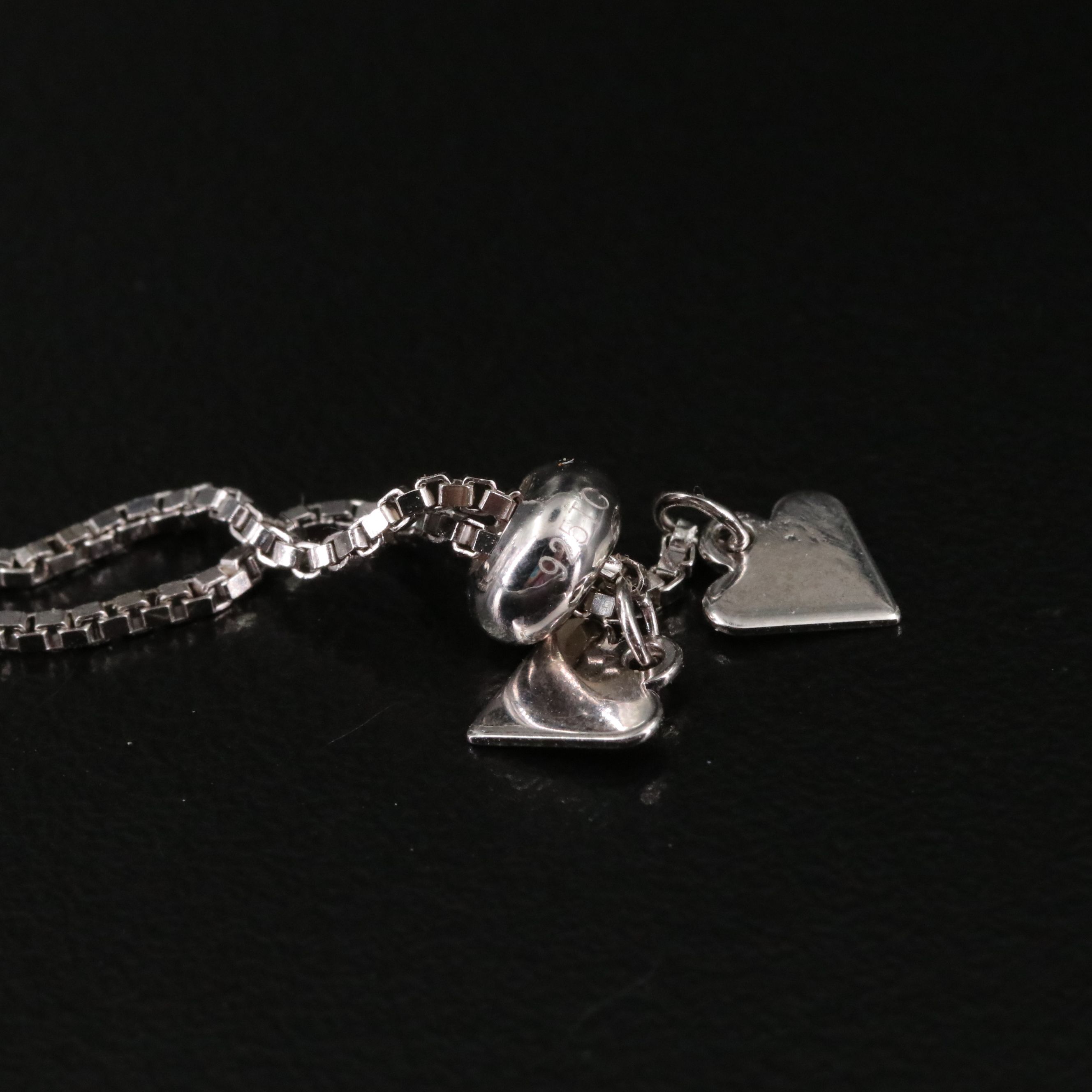 Sterling Heart Bolo Bracelet