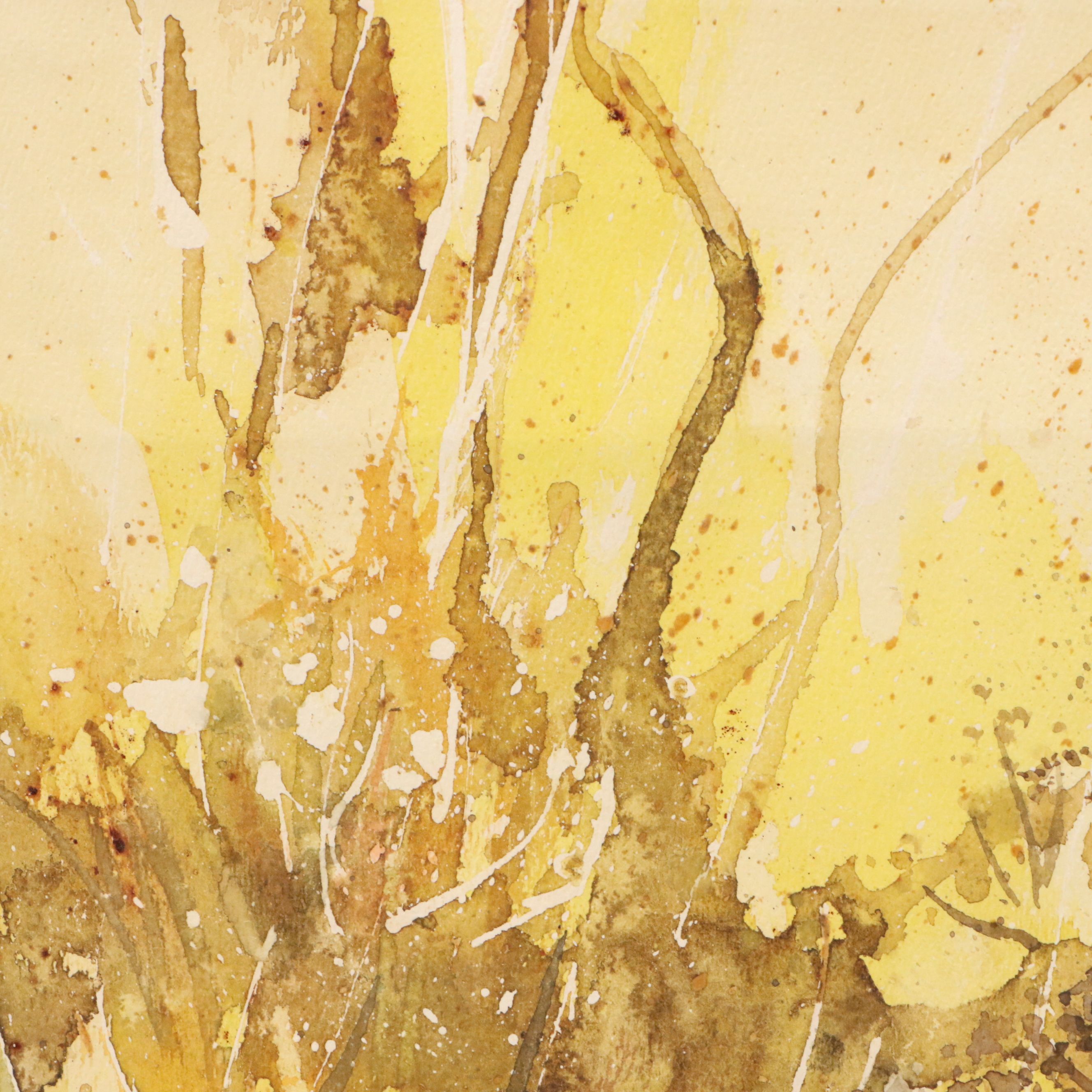 M. Palermo Abstract Watercolor Painting, Late 20th/21st Century