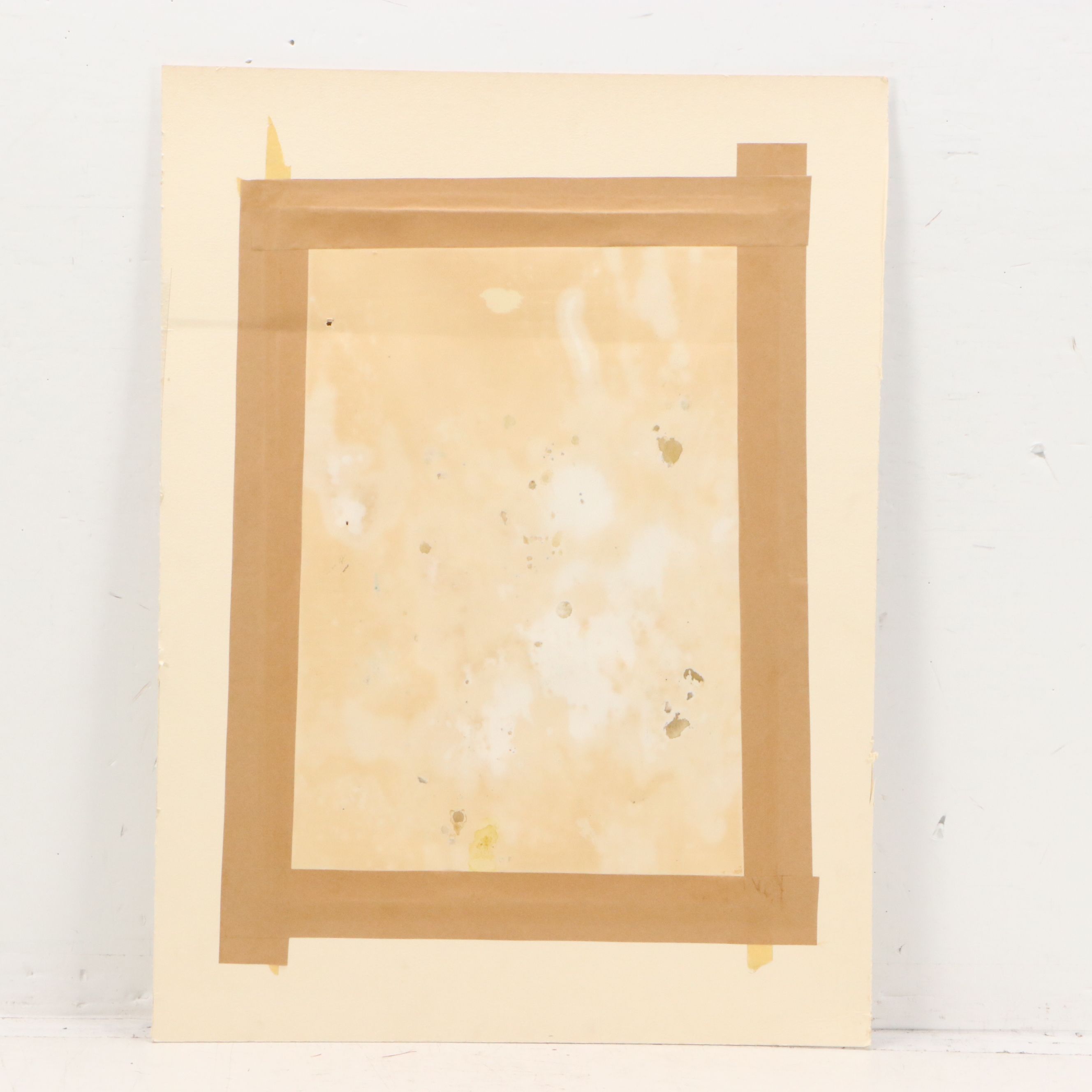 M. Palermo Abstract Watercolor Painting, Late 20th/21st Century