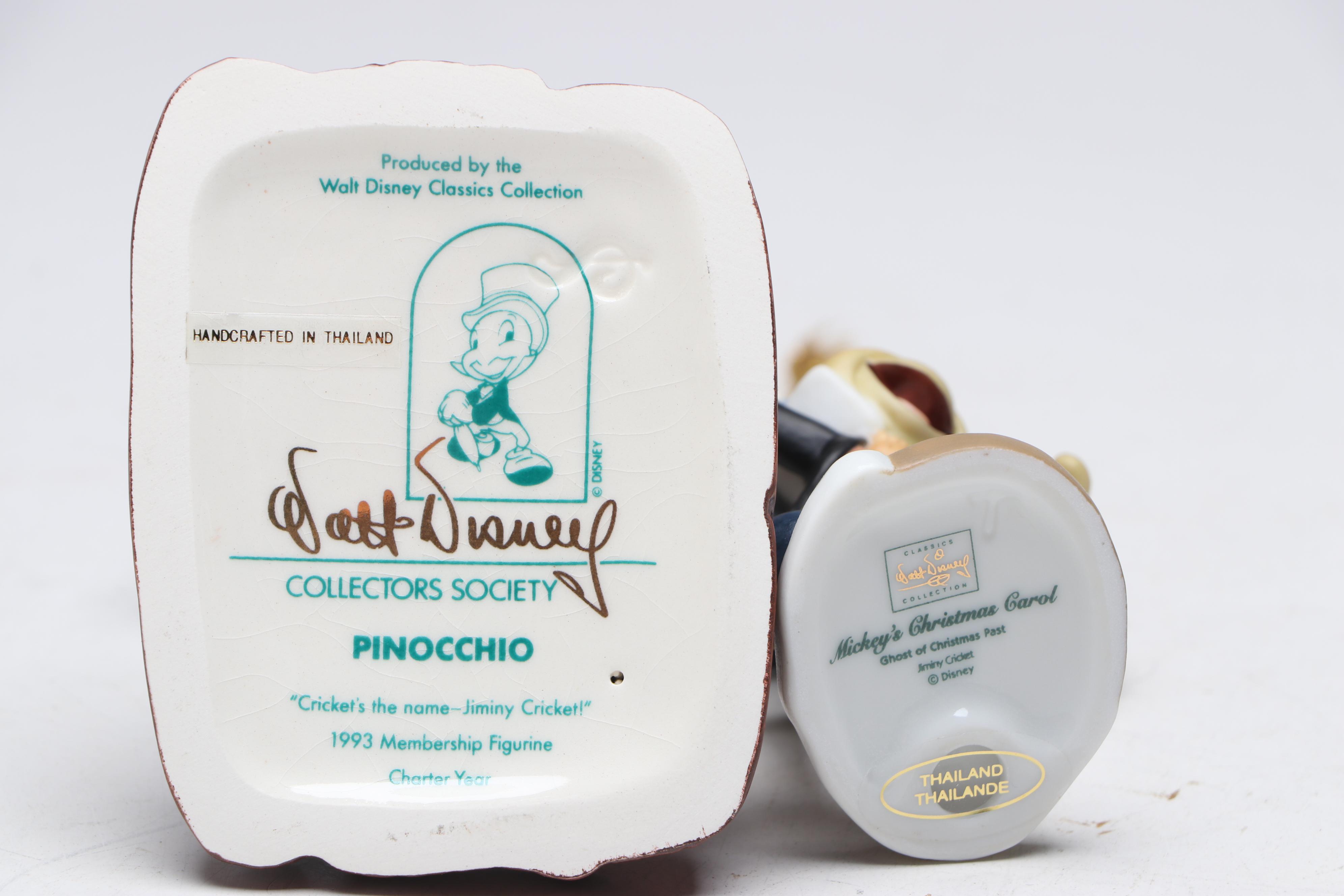 The Disney Collection Music Box with Jiminy Cricket and Blue Fairy Figures