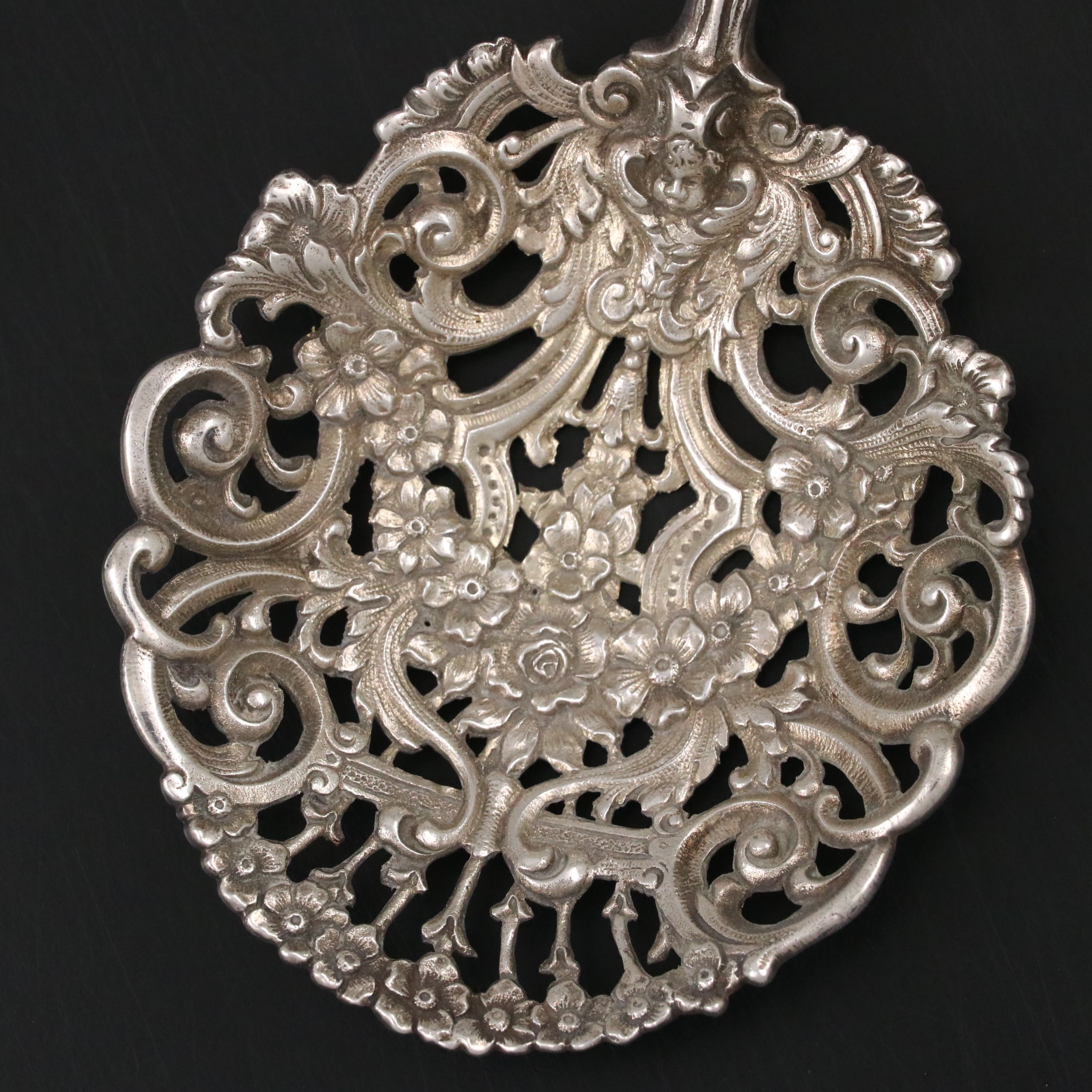 Ferdinand Fuchs & Bros American Sterling Silver Serving Spoon, Late 19th C.