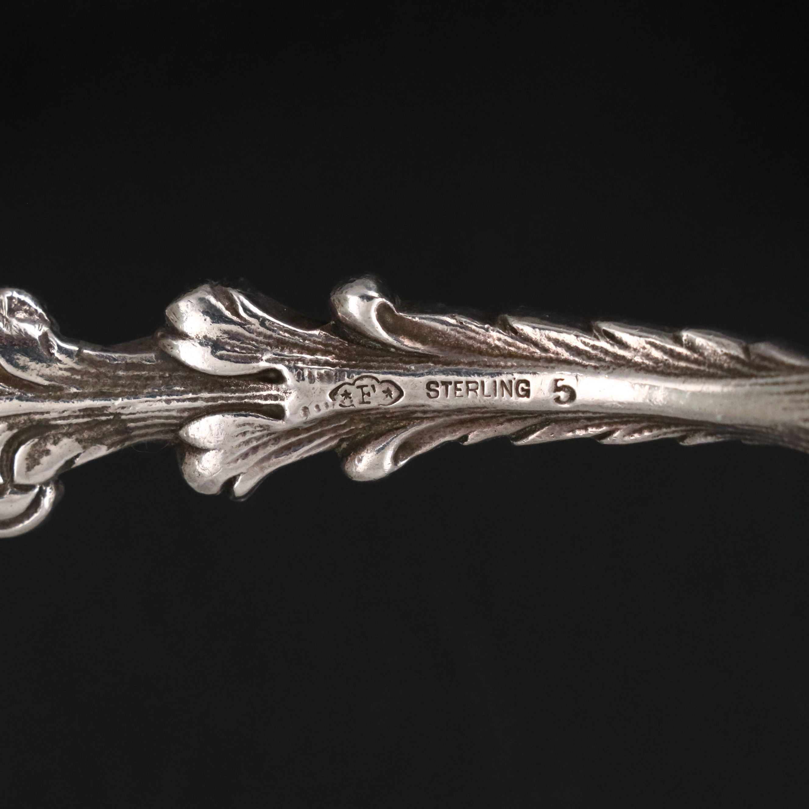 Ferdinand Fuchs & Bros American Sterling Silver Serving Spoon, Late 19th C.