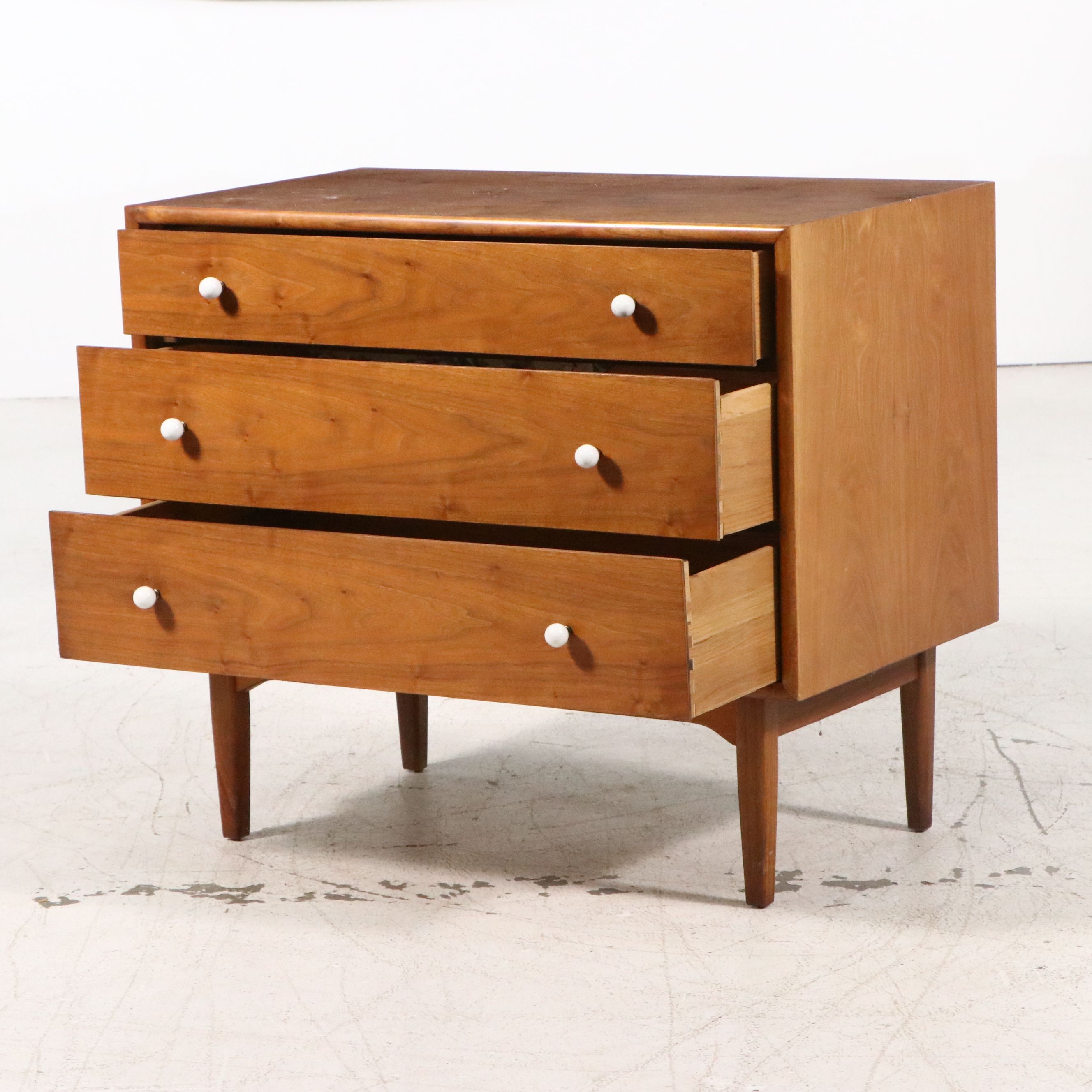 Drexel "Declaration" Walnut Three-Drawer Chest, 1967