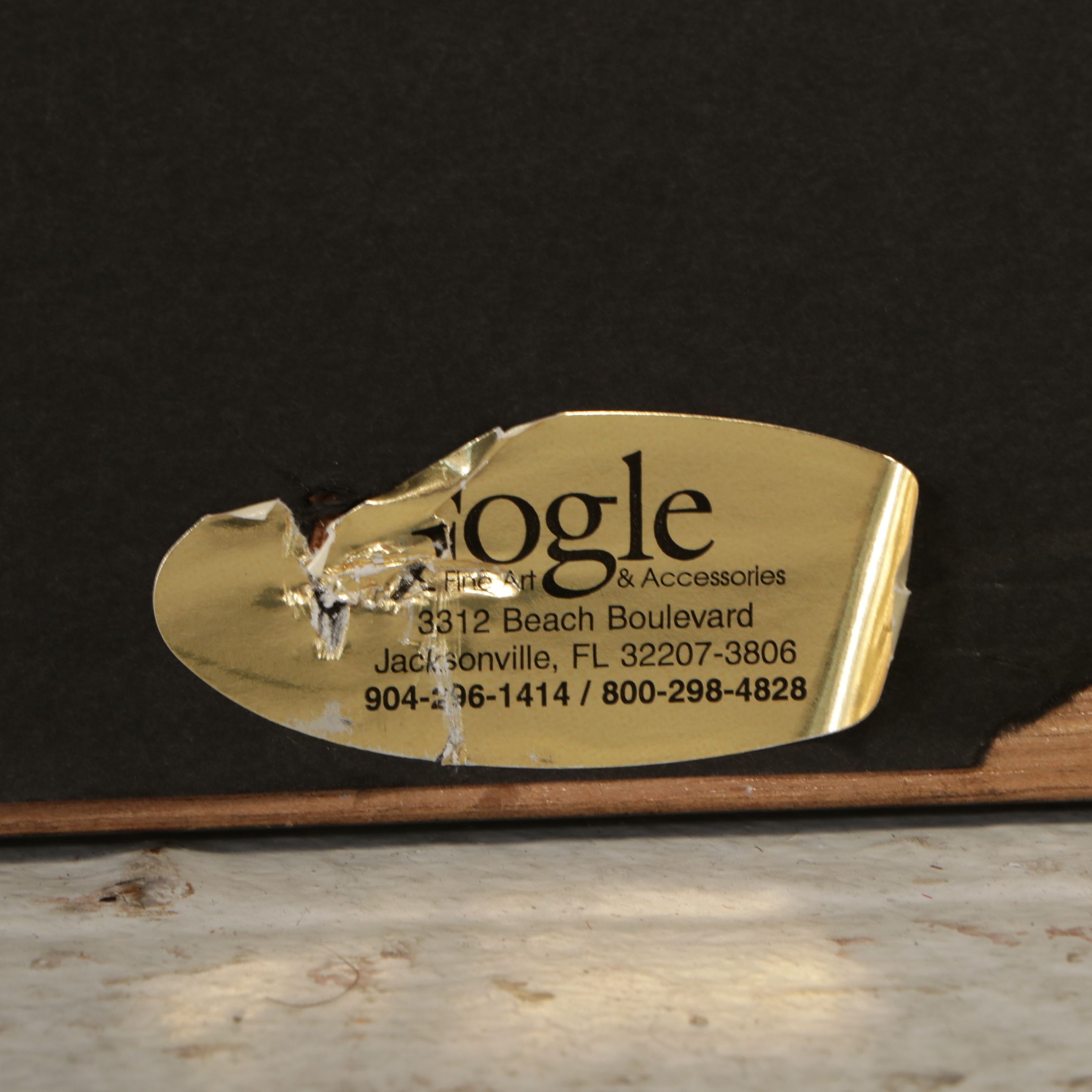 Large-Scale Offset Lithograph After Carol Rowan "Garden Pond"