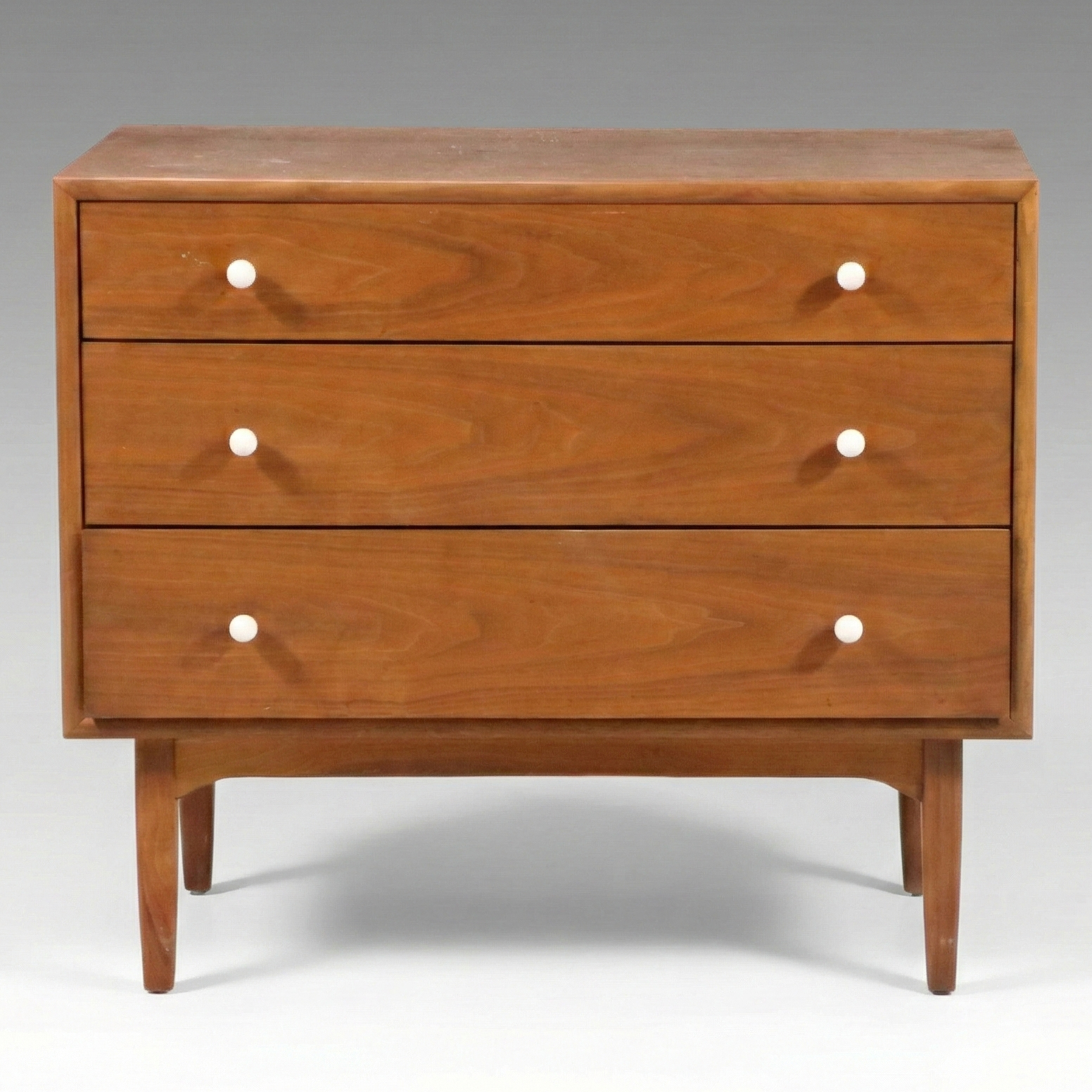 Drexel "Declaration" Walnut Three-Drawer Chest, 1967