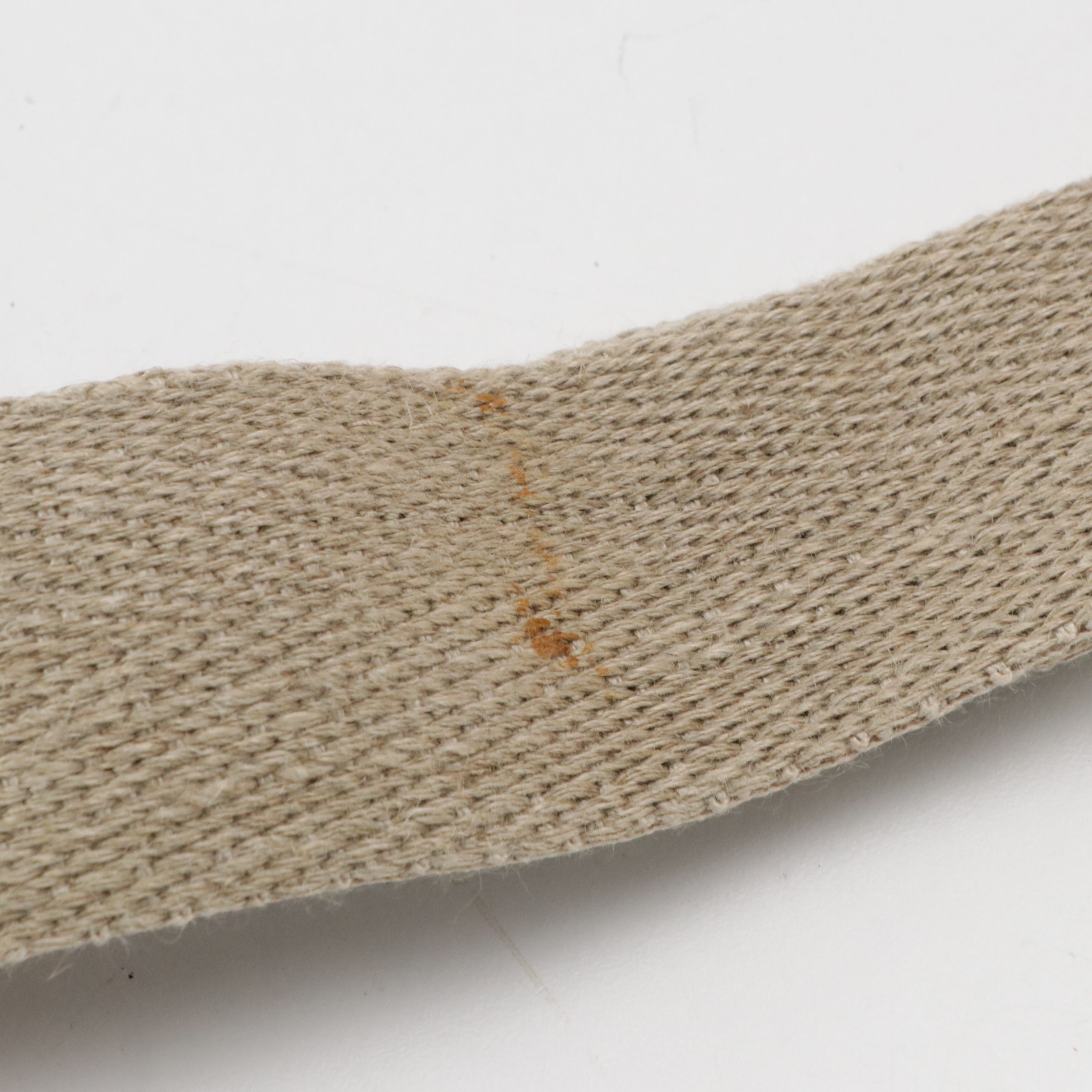 Prada Natural Canvas and Orange Leather Top Handle Two-Way Tote