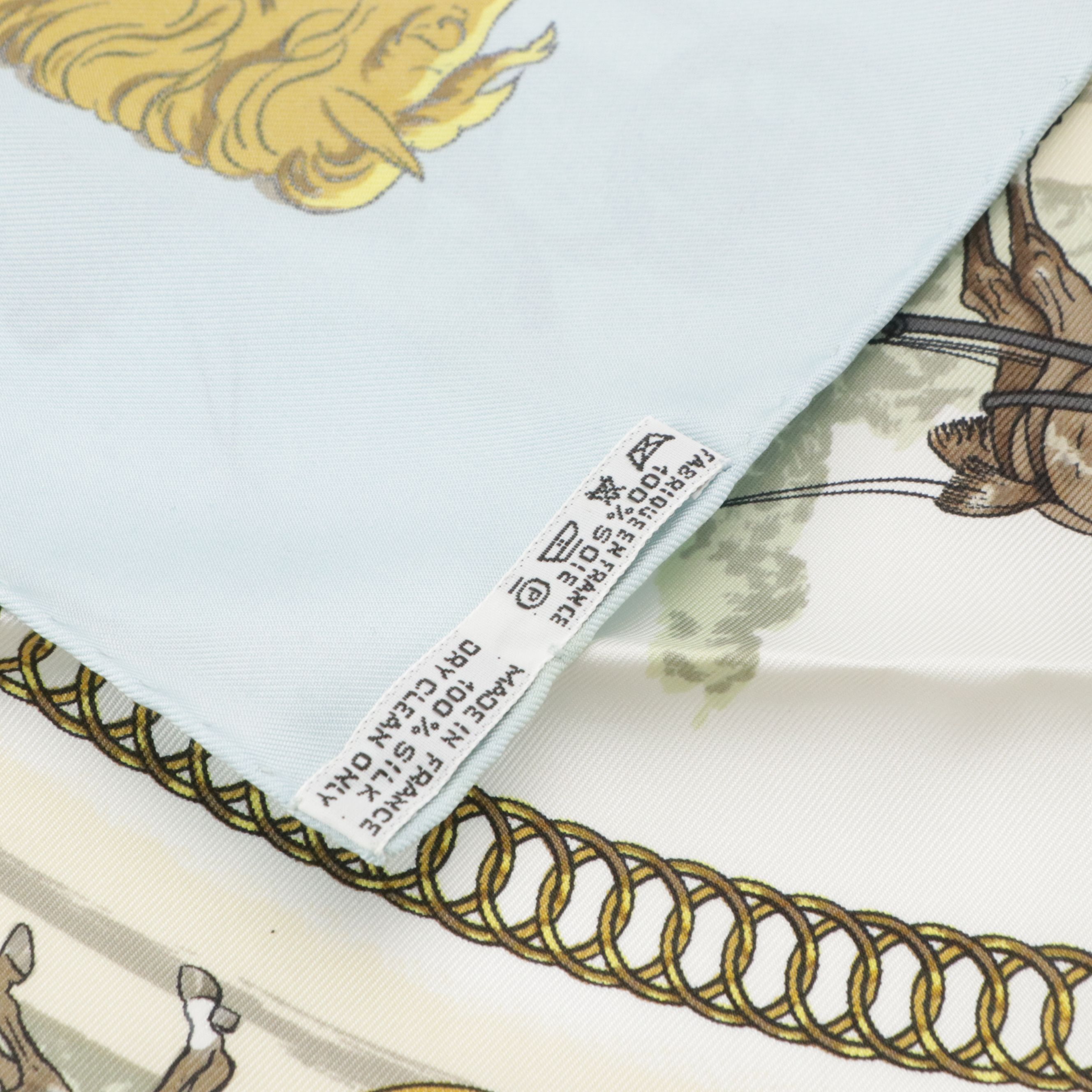 Hermès "La Promenade De Longchamps" Silk Twill Scarf 90