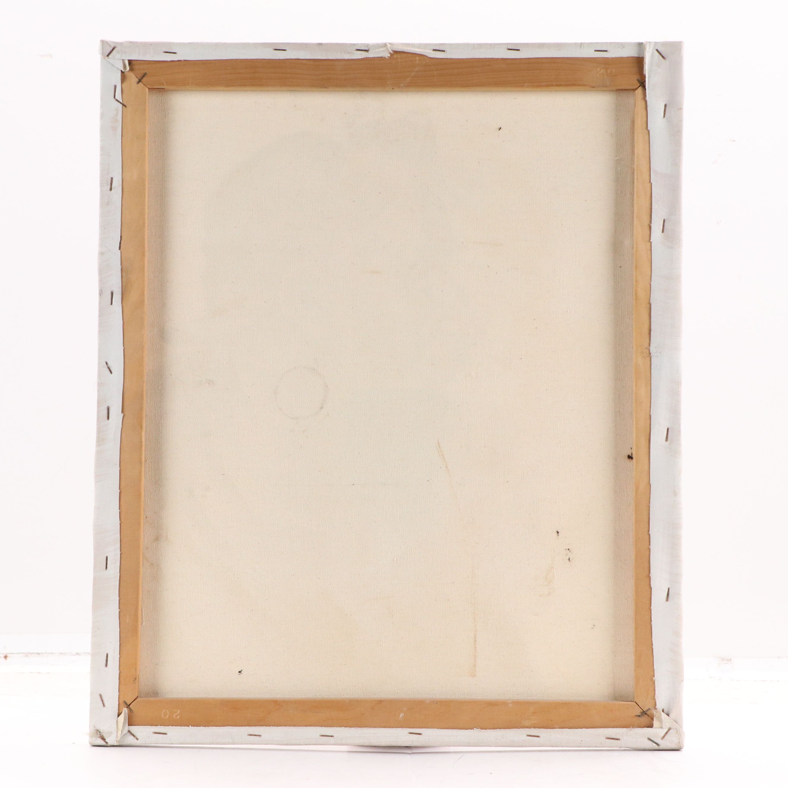 Berri Dupas Oil Portrait of Old Man, Mid-20th Century