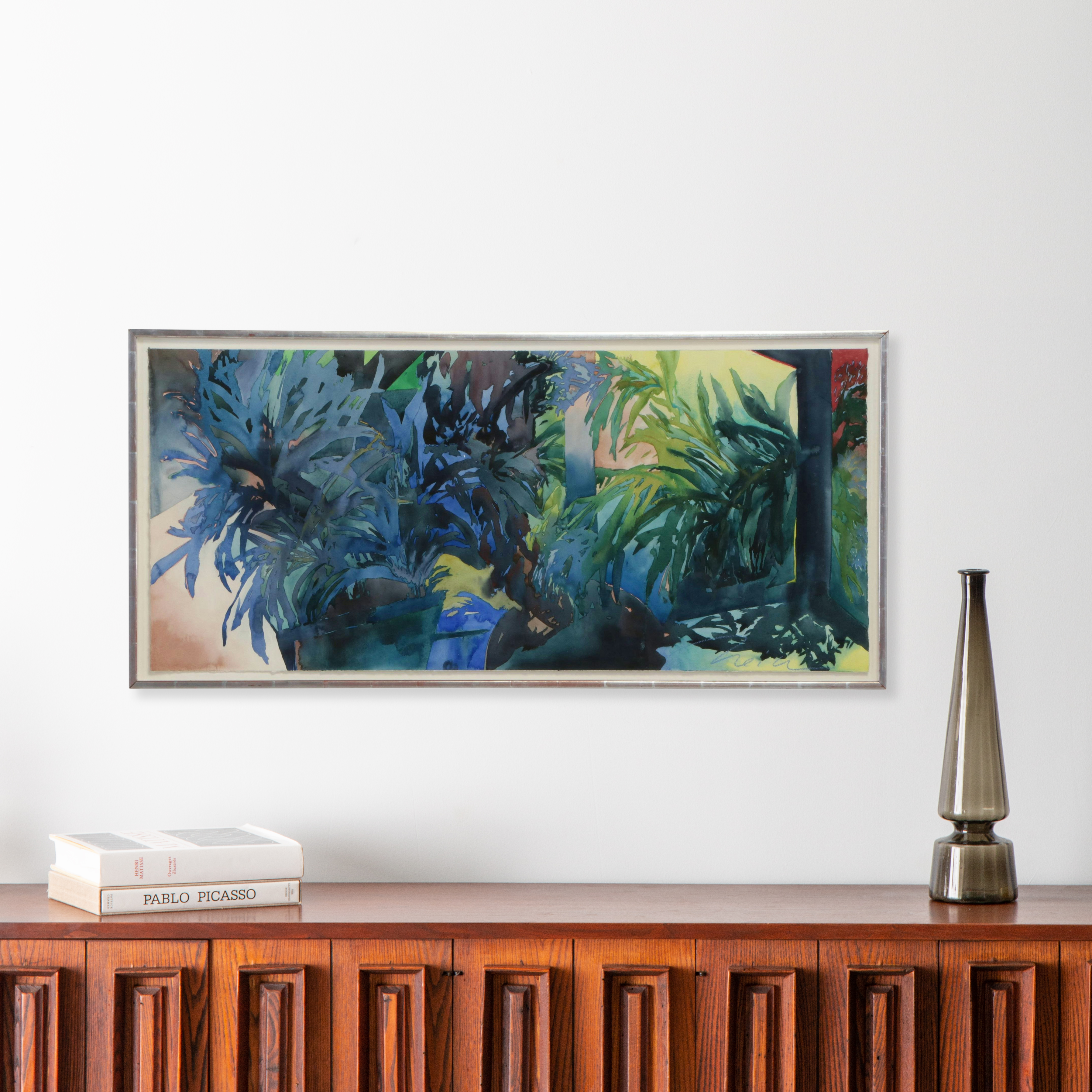Tropical Foliage Watercolor Painting