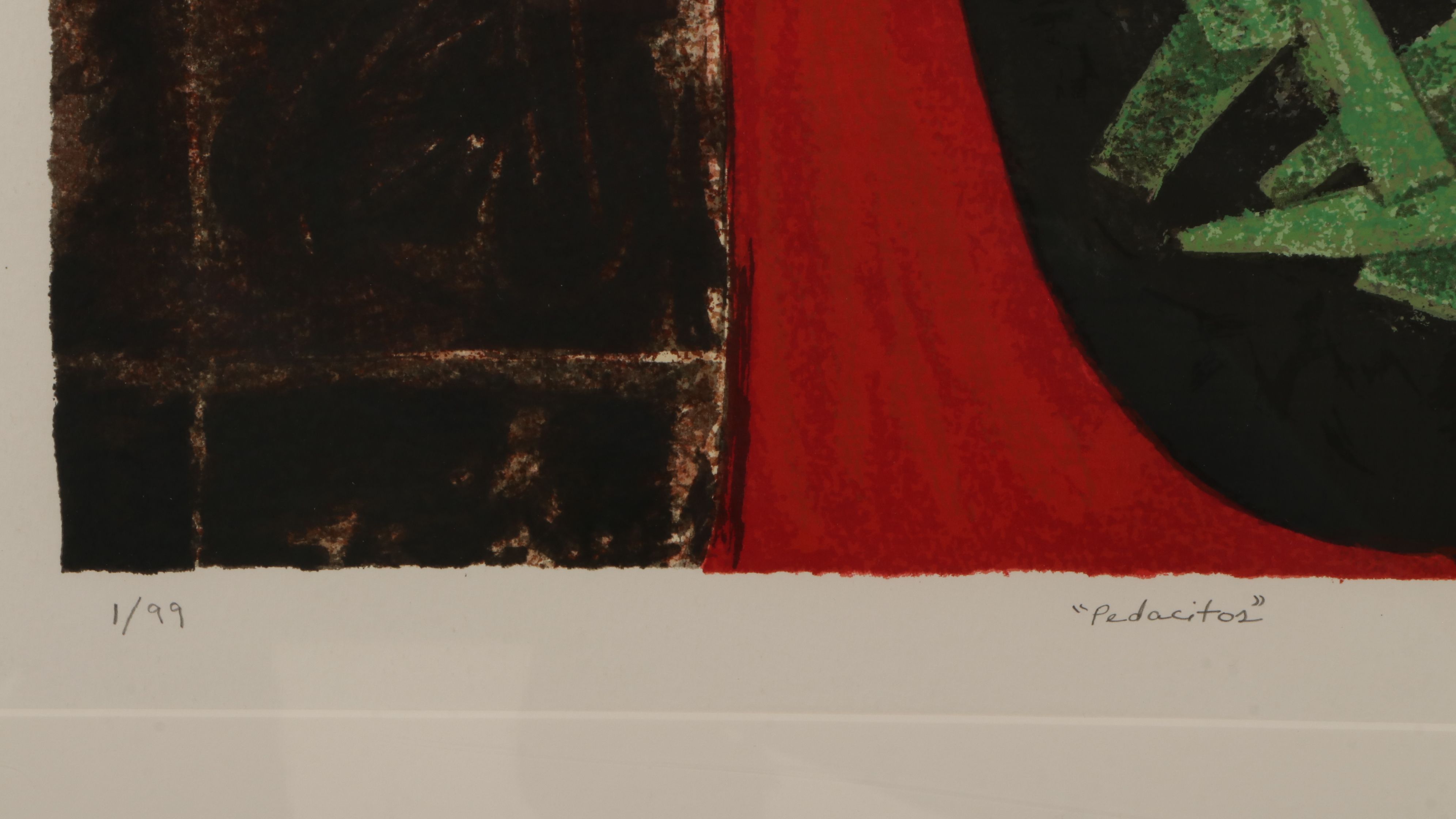 Connie Lloveras Large-Scale Lithographs "Pedacitos" and "Parallel Ladders"