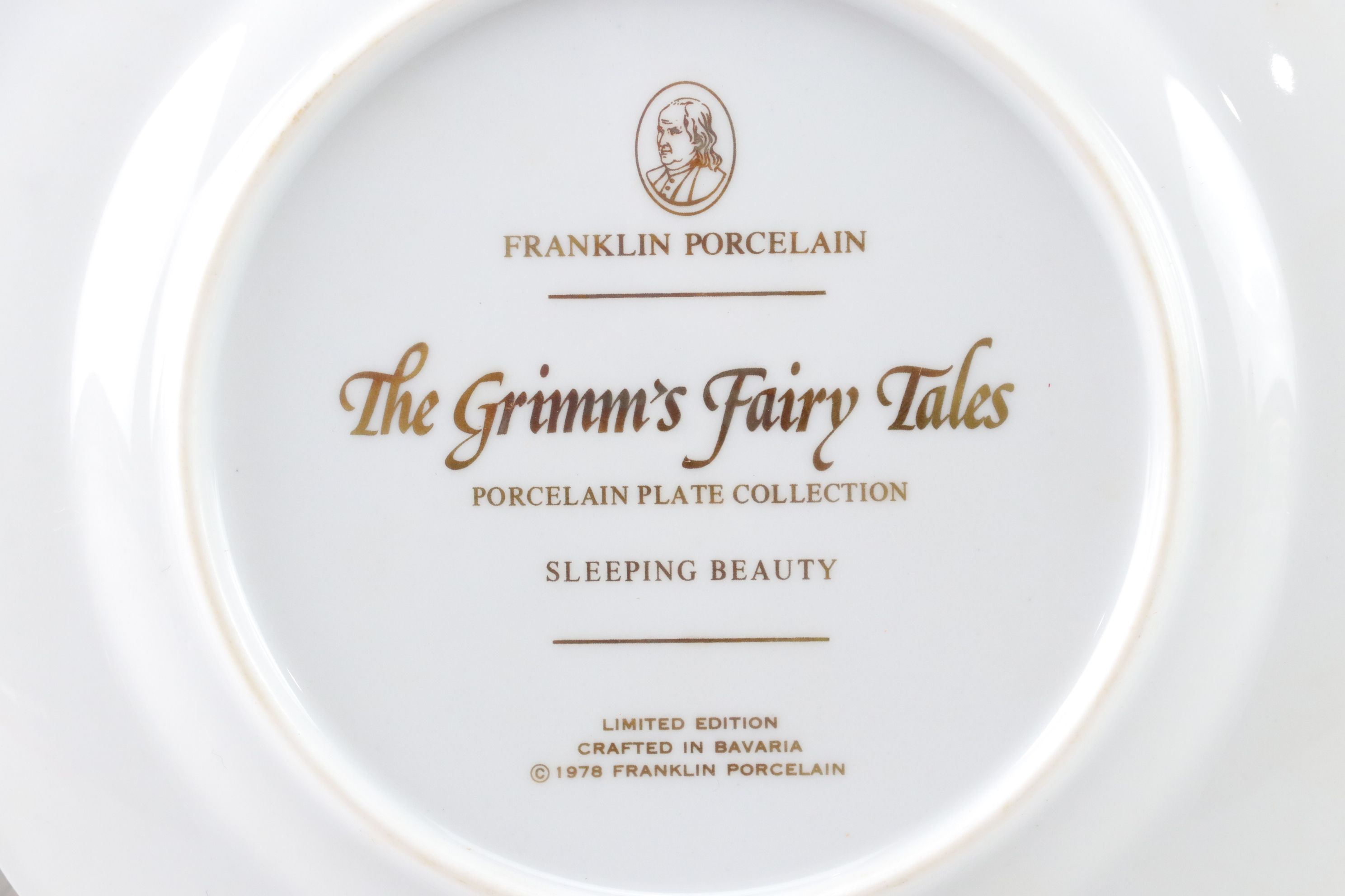 Franklin Porcelain Grimm's Fairy Tales Collector Plates