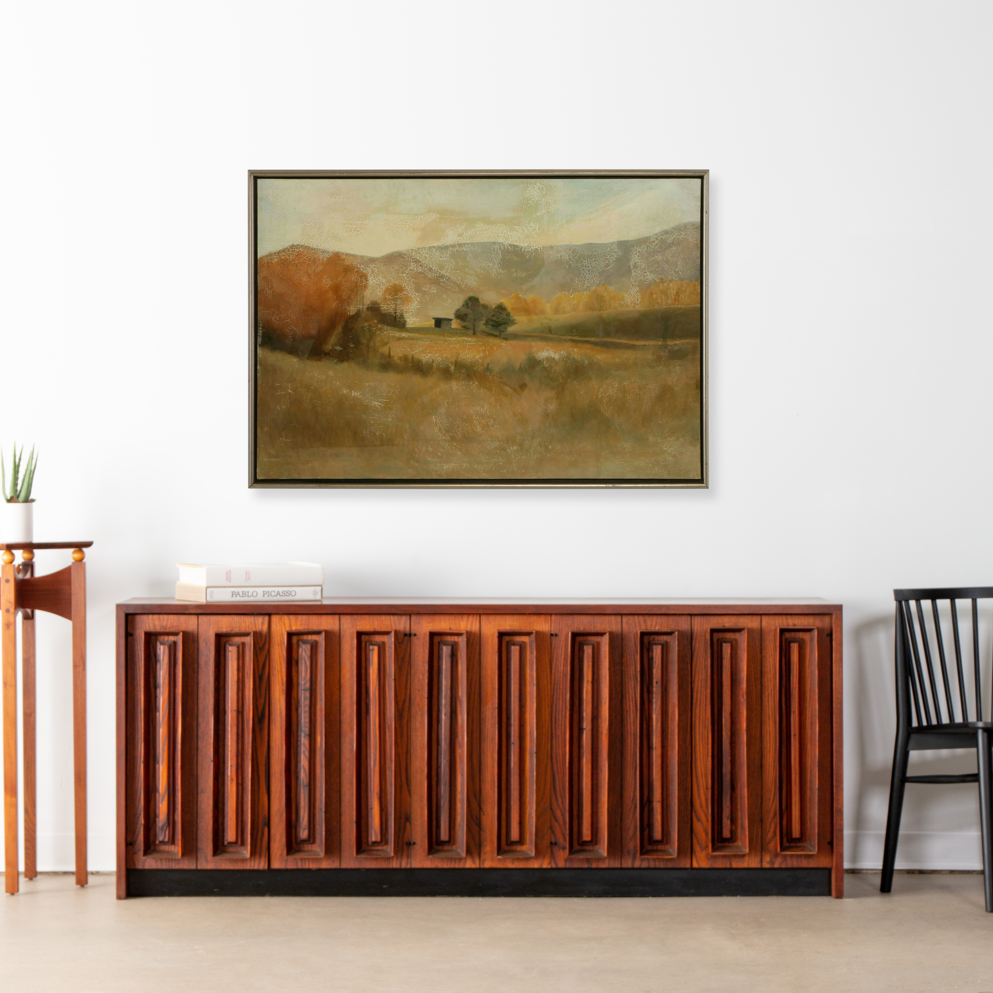 Priscilla A Rappolt Oil Painting "Bacon Hollow, Blue Ridge Mountains," 1977