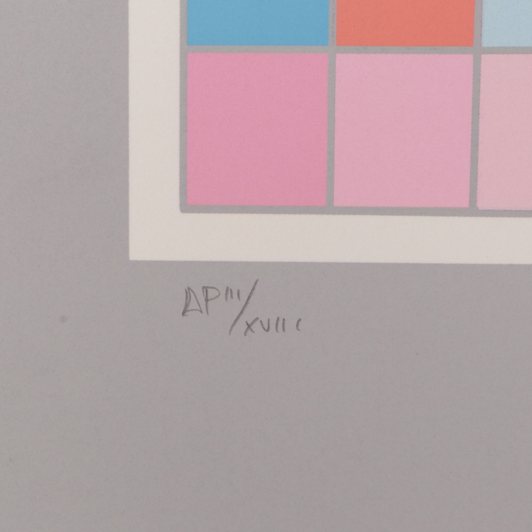 Yaacov Agam Serigraph "Square Wave," 1983