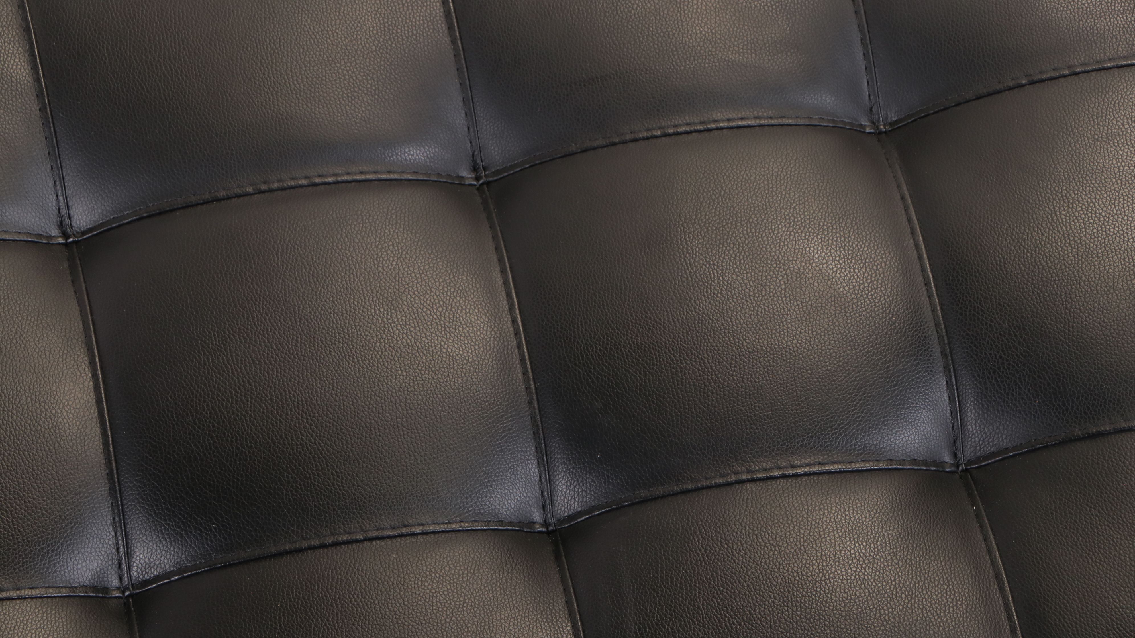 Contemporary Scalloped Headboard with Tufted Upholstered Footboard