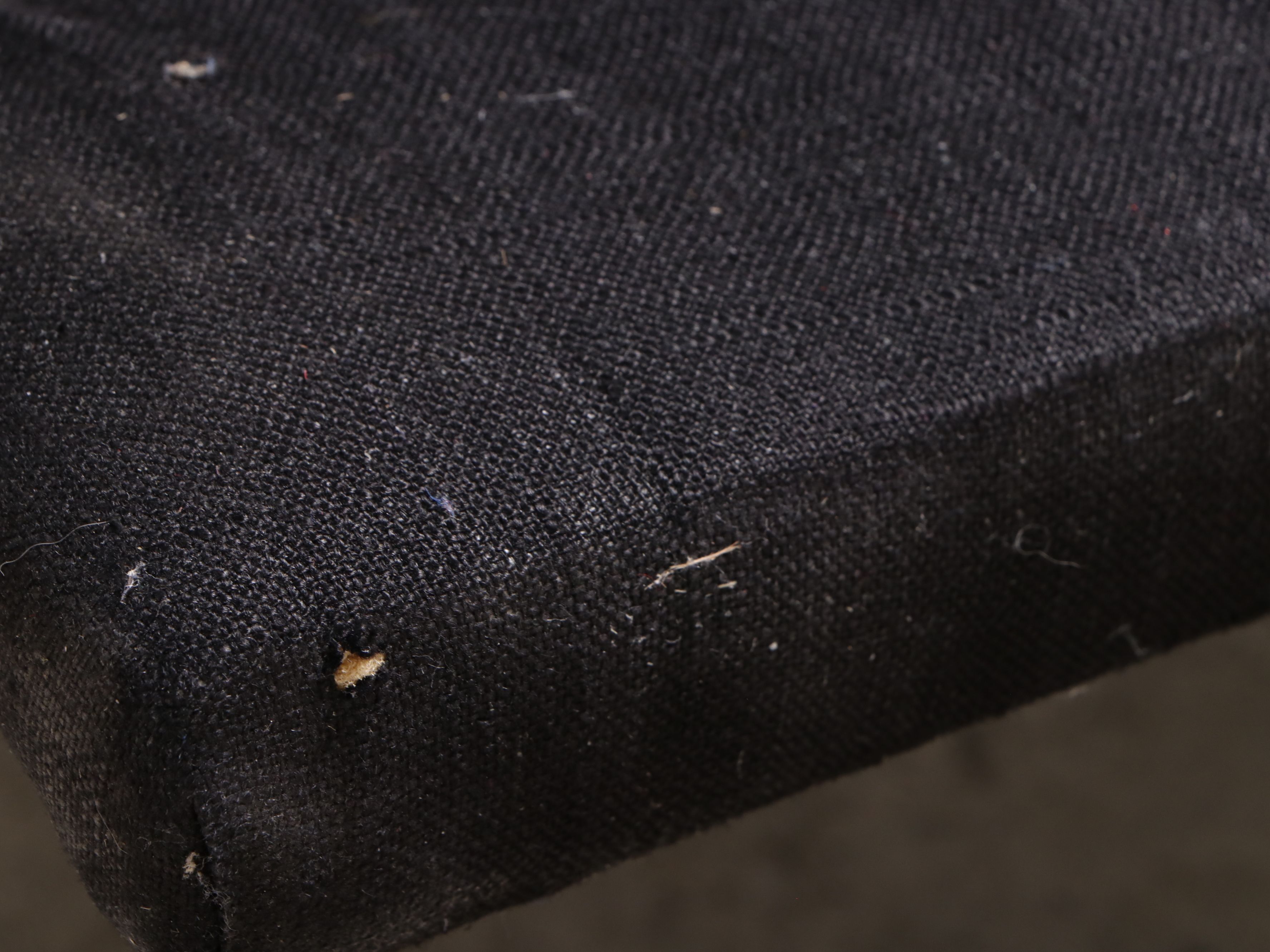 Contemporary Scalloped Headboard with Tufted Upholstered Footboard