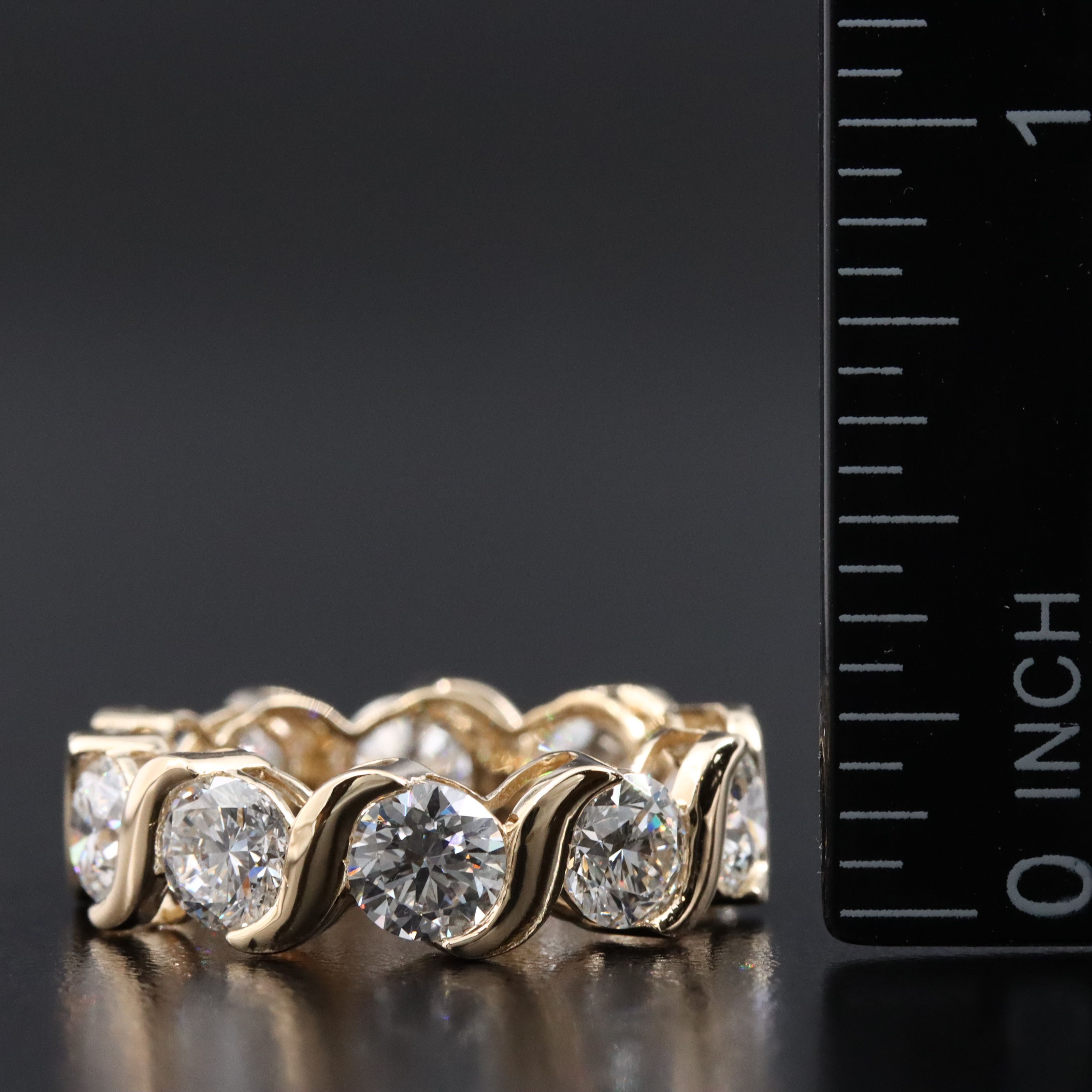 14K 5.29 CTW Lab Grown Diamond Eternity Band