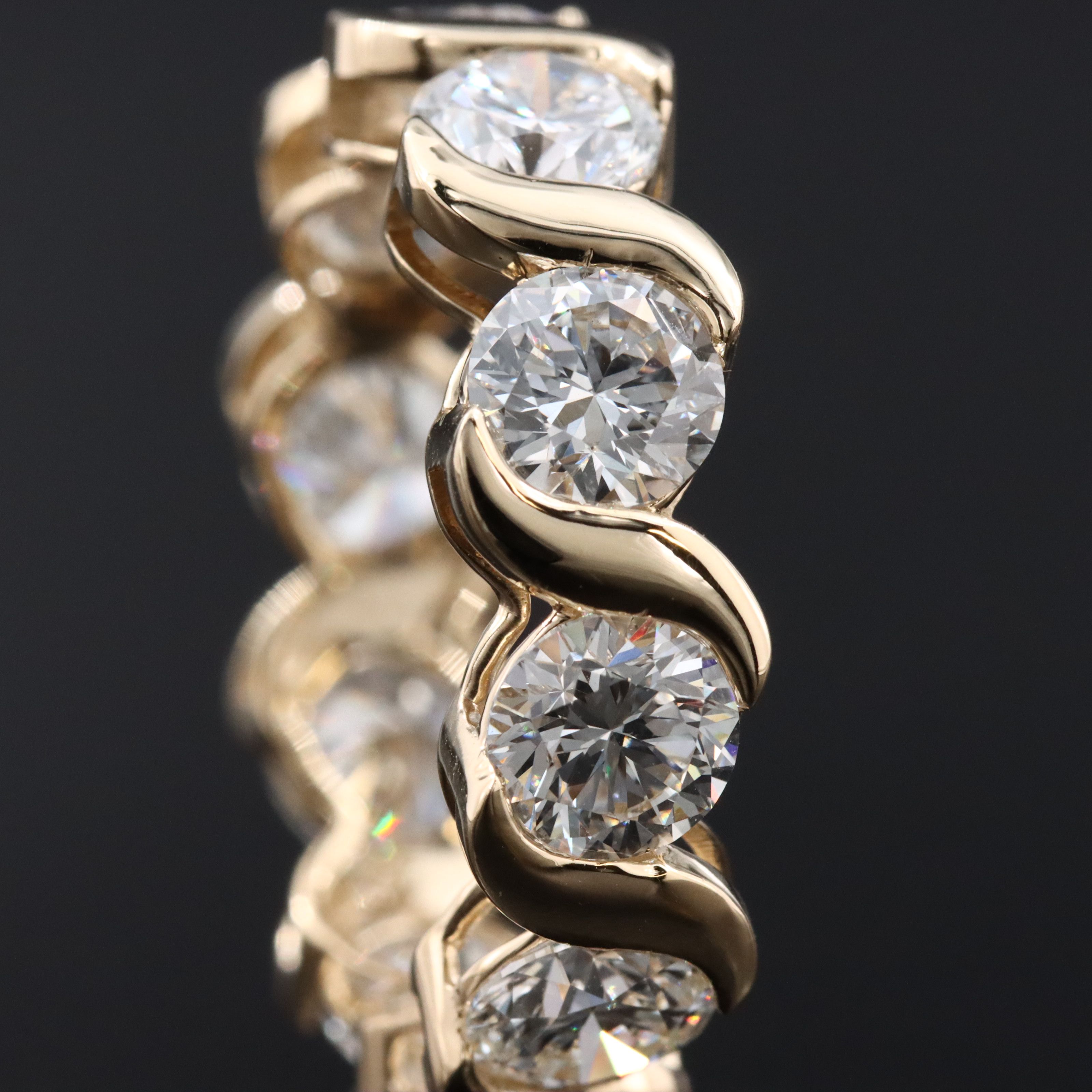 14K 5.29 CTW Lab Grown Diamond Eternity Band