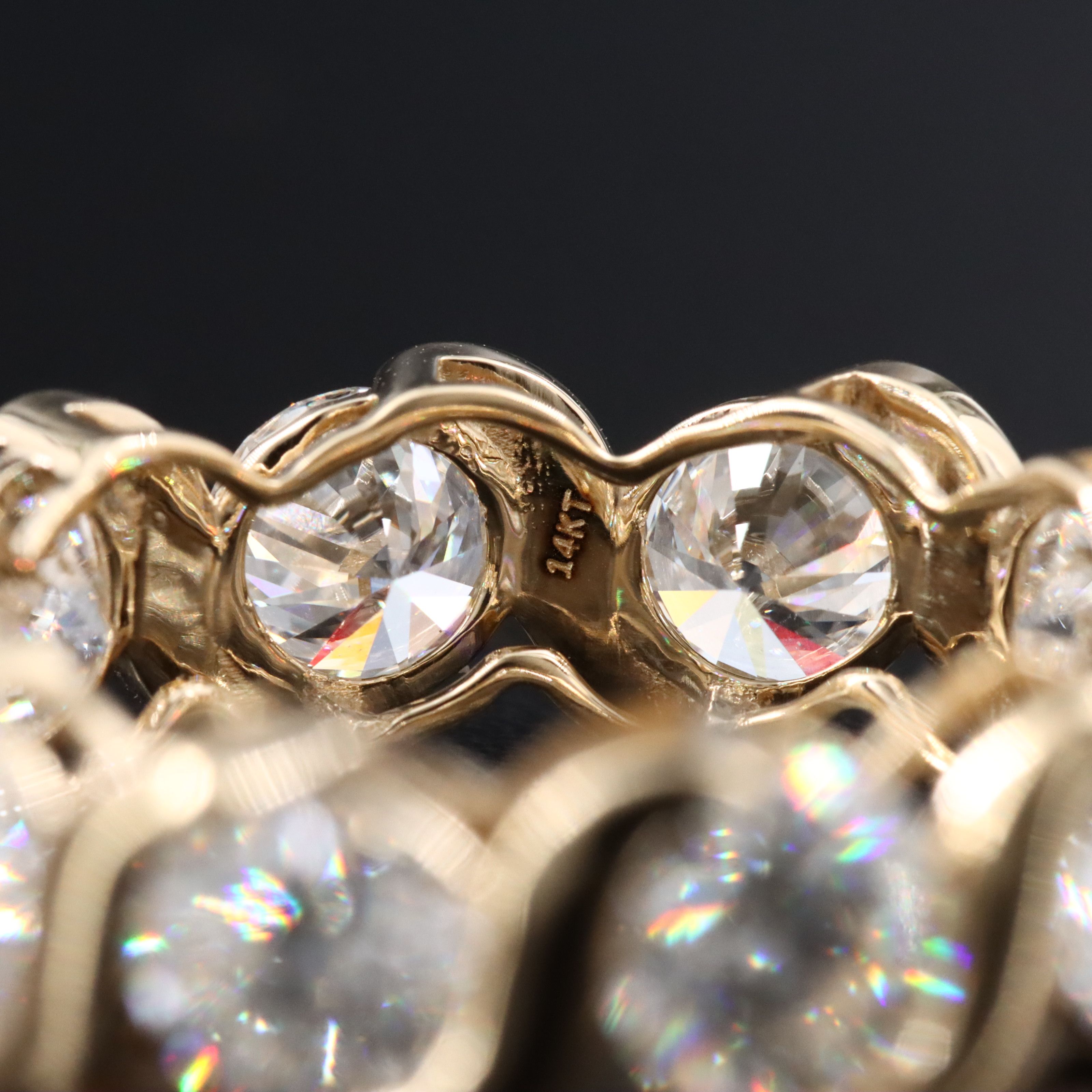 14K 5.29 CTW Lab Grown Diamond Eternity Band
