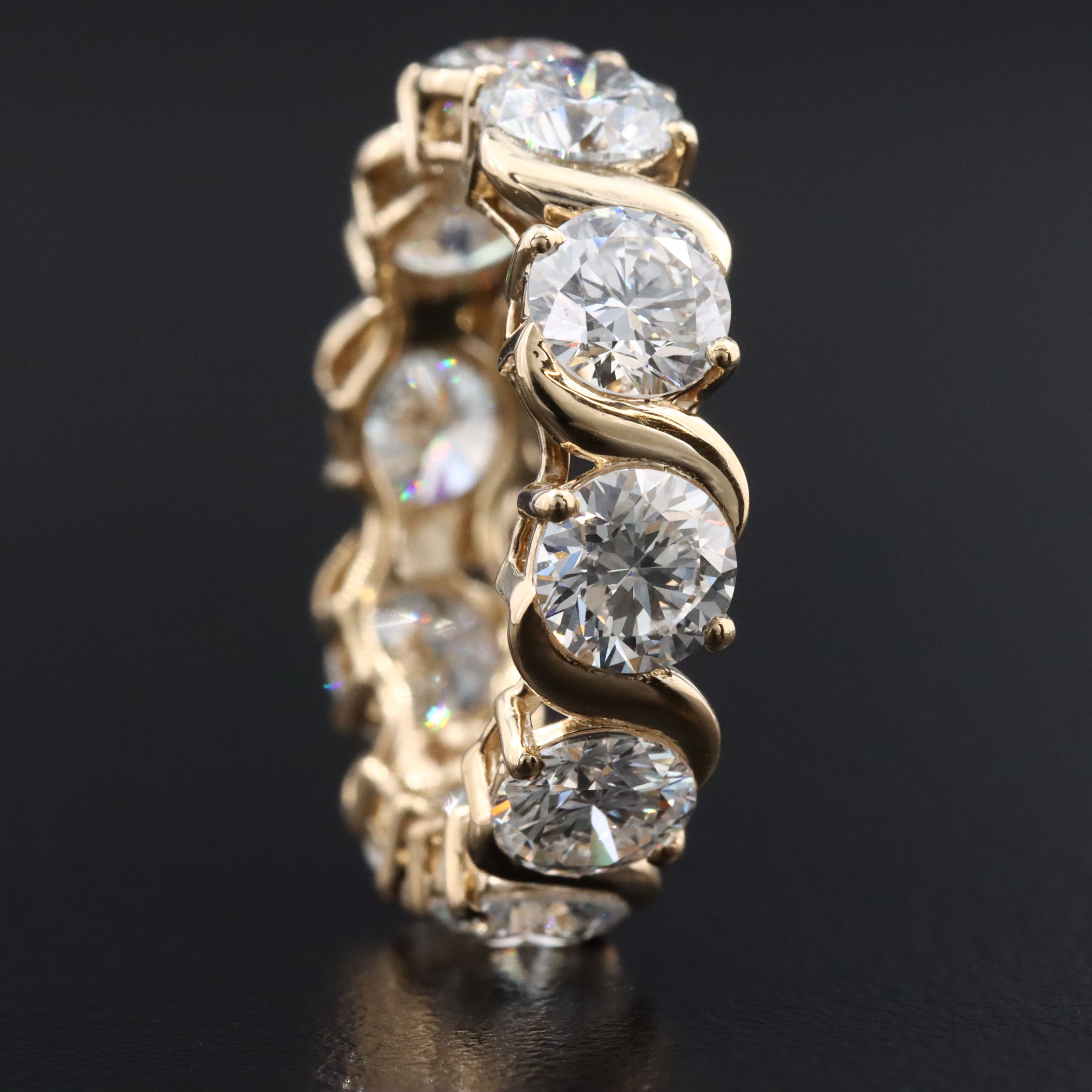 14K 5.64 CTW Lab Grown Diamond Eternity Band